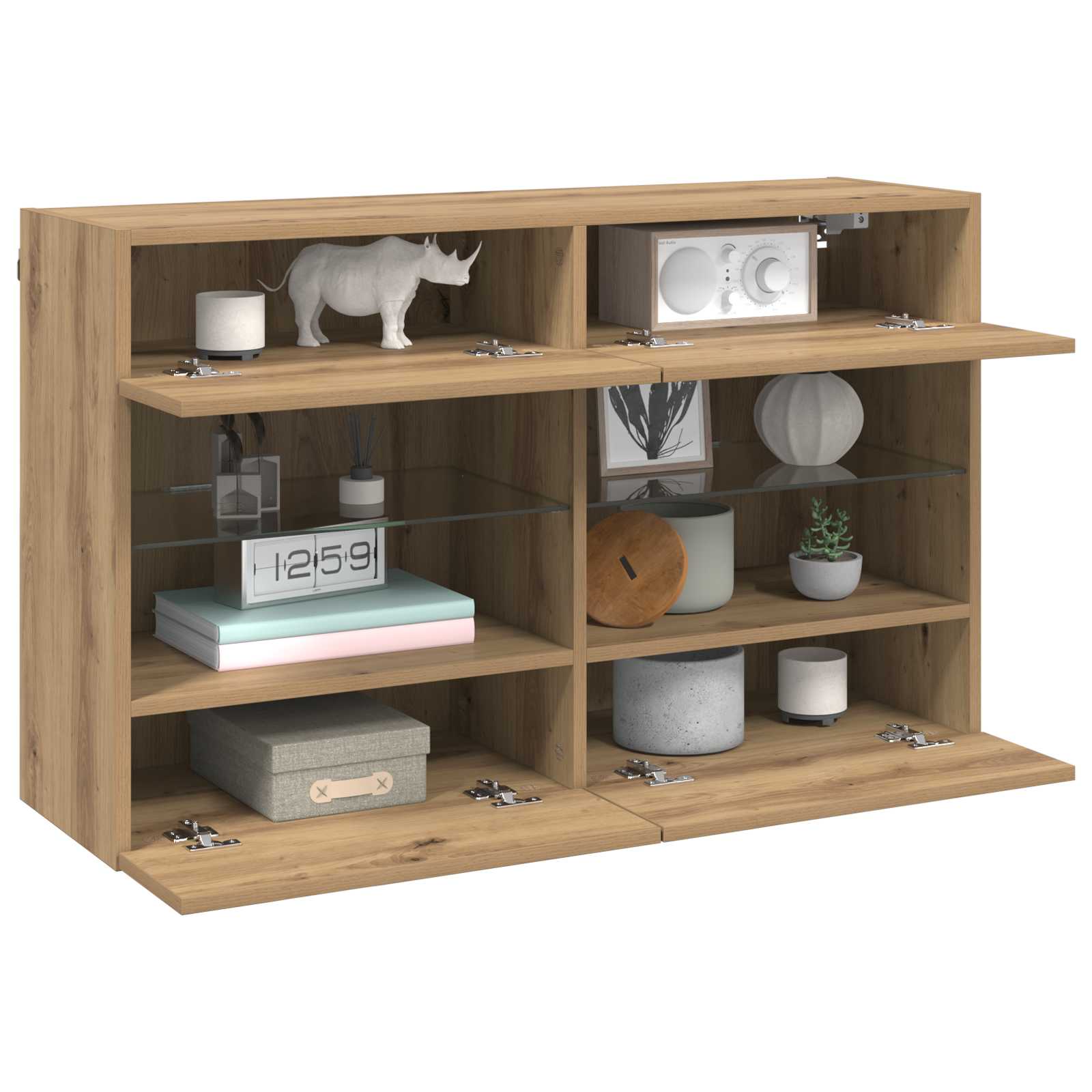 TV-Wandschrank 98,5 x 30 x 60,5 cm Artisan-Eiche Holzwerkstoff