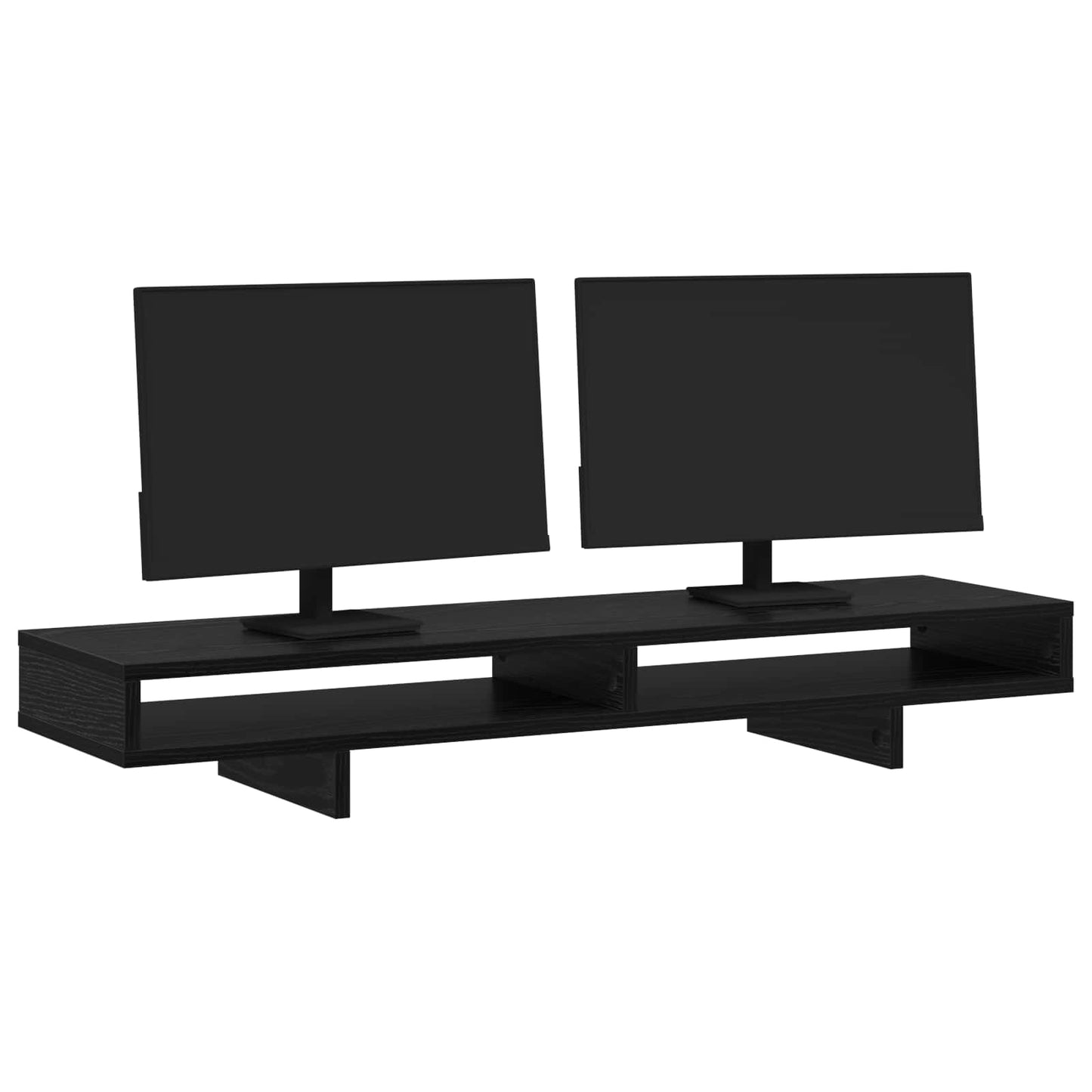 Monitor Halterung Schwarz 100 x 27 x 15 cm Holzwerkstoff