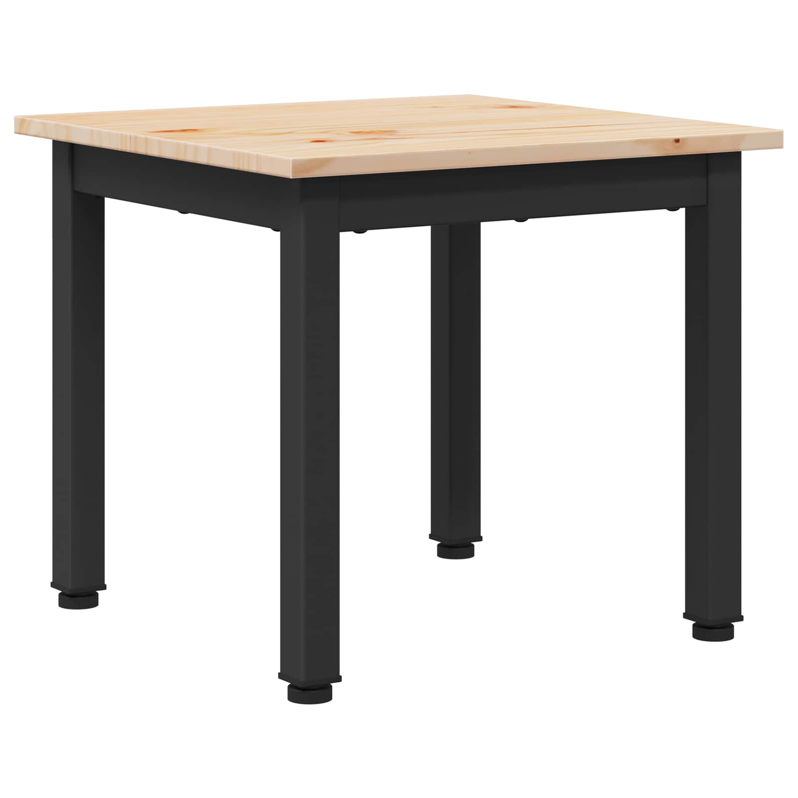 Couchtisch Natur 40 x 40 x 36 cm Massives Kiefernholz