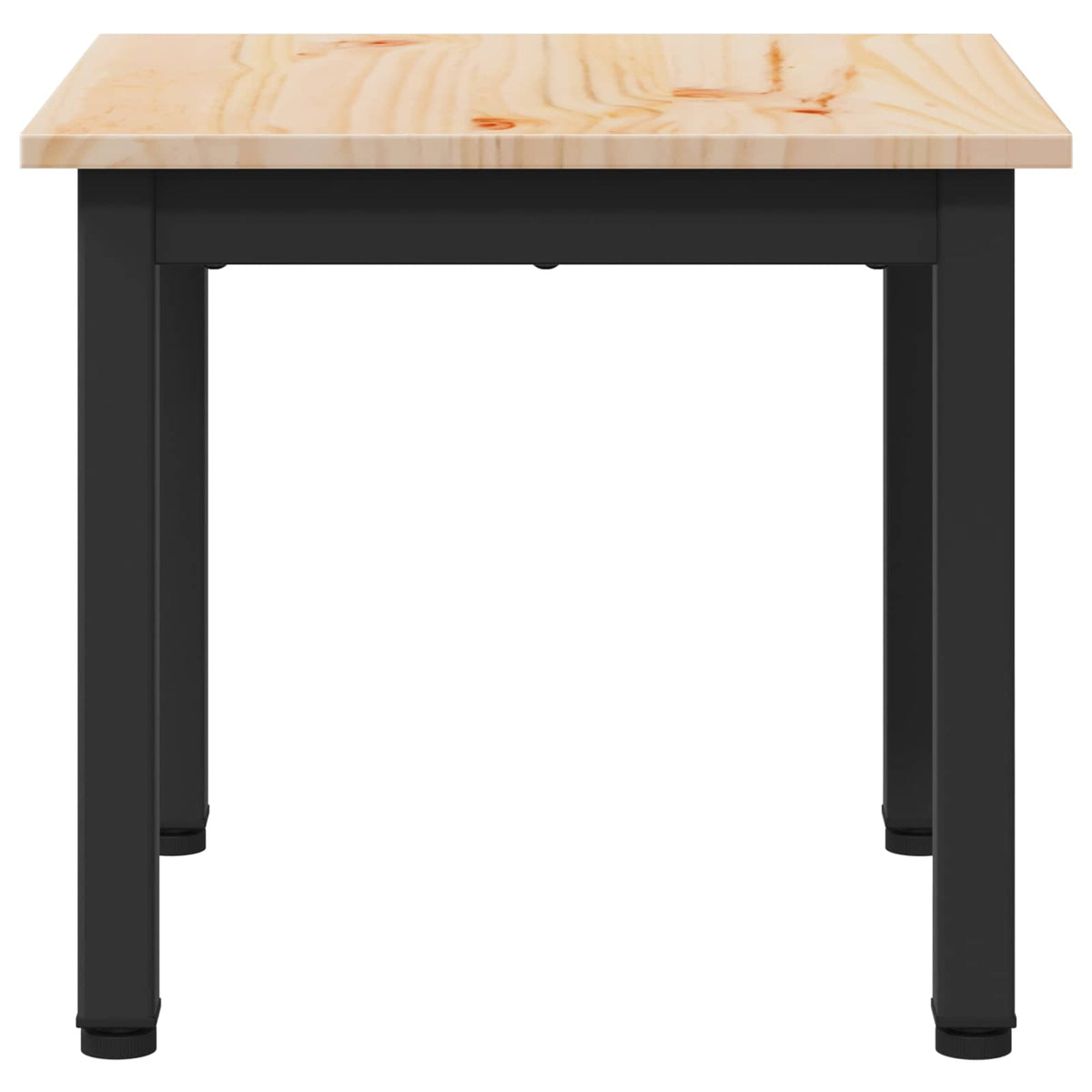 Couchtisch Natur 40 x 40 x 36 cm Massives Kiefernholz