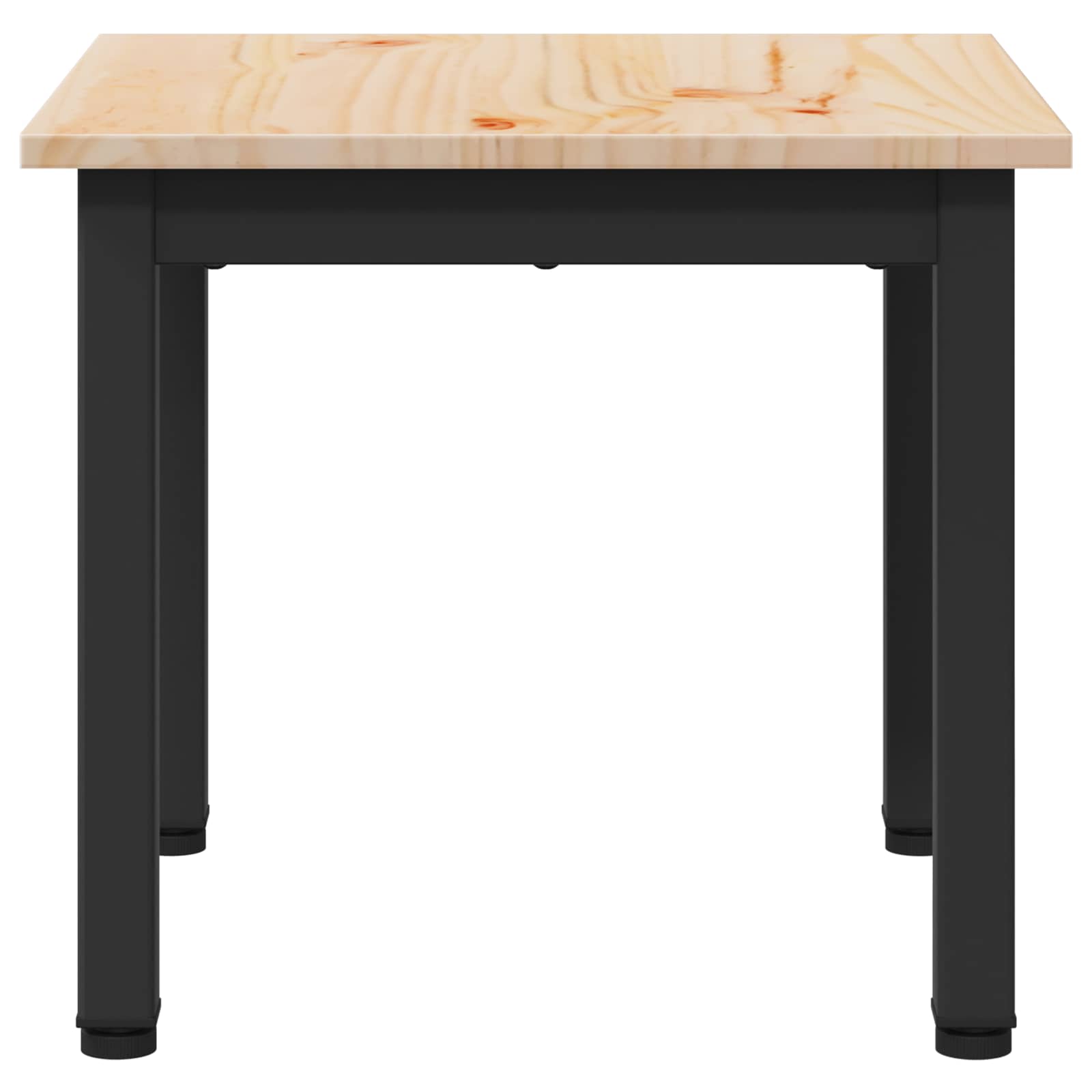 Couchtisch Natur 40 x 40 x 36 cm Massives Kiefernholz