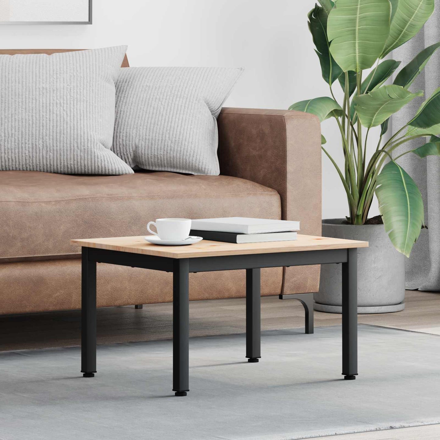 Couchtisch Natur 60 x 50 x 36 cm Massives Kiefernholz