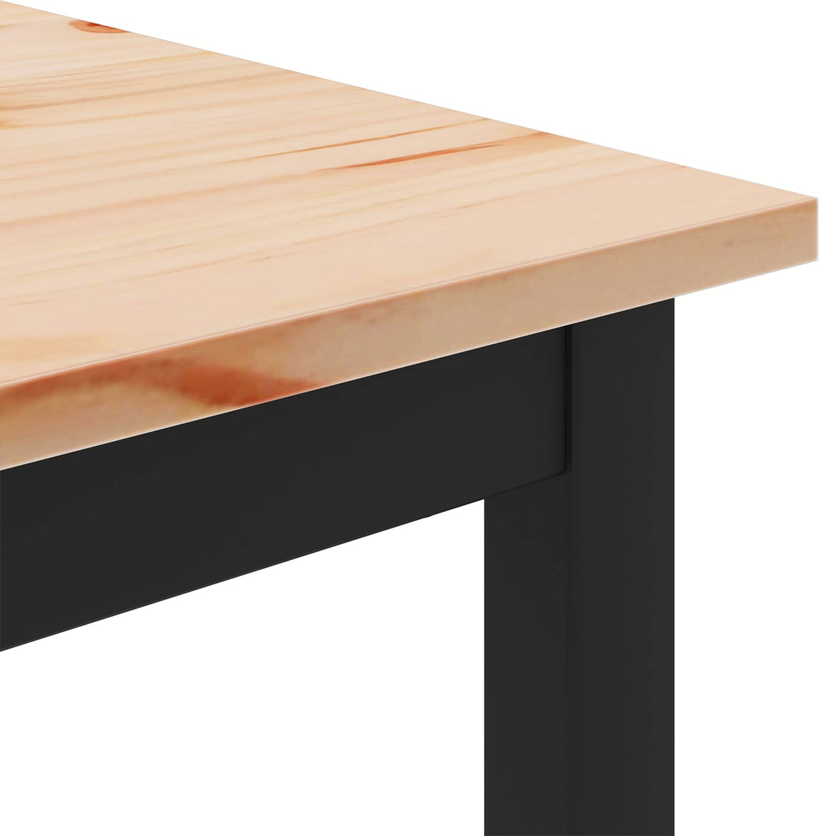 Couchtisch Natur 80 x 80 x 45 cm Massives Kiefernholz