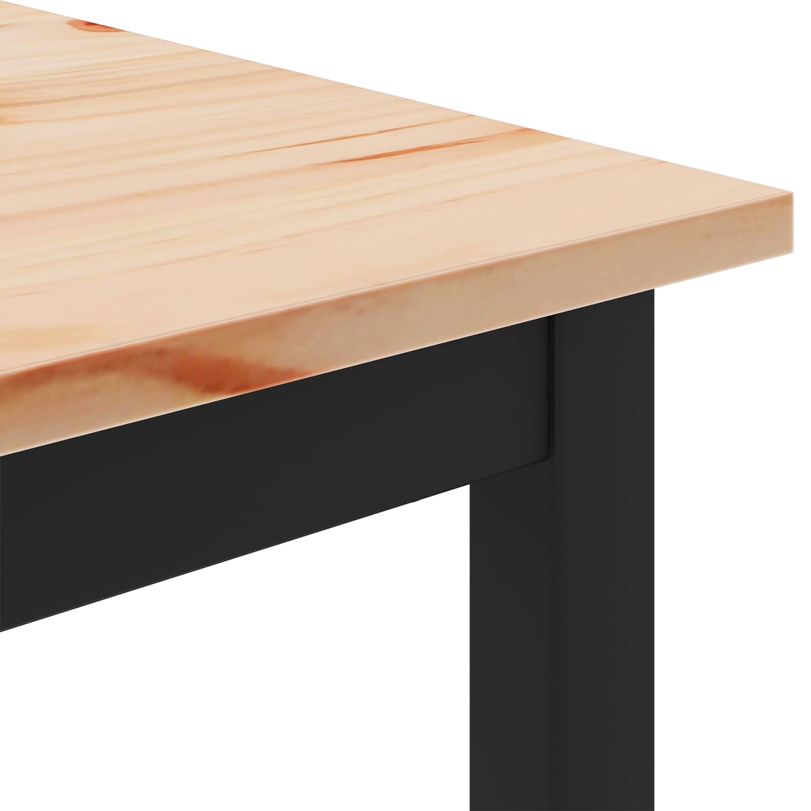 Couchtisch Natur 80 x 80 x 45 cm Massives Kiefernholz