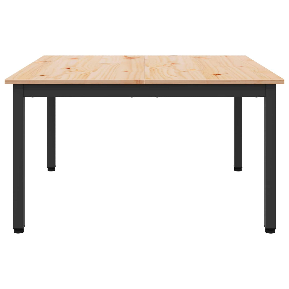 Couchtisch Natur 80 x 80 x 45 cm Massives Kiefernholz