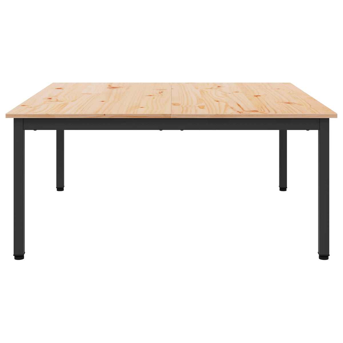 Couchtisch Natur 100 x 100 x 45 cm Massives Kiefernholz