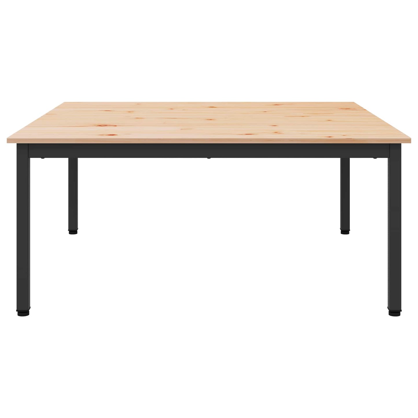 Couchtisch Natur 100 x 100 x 45 cm Massives Kiefernholz