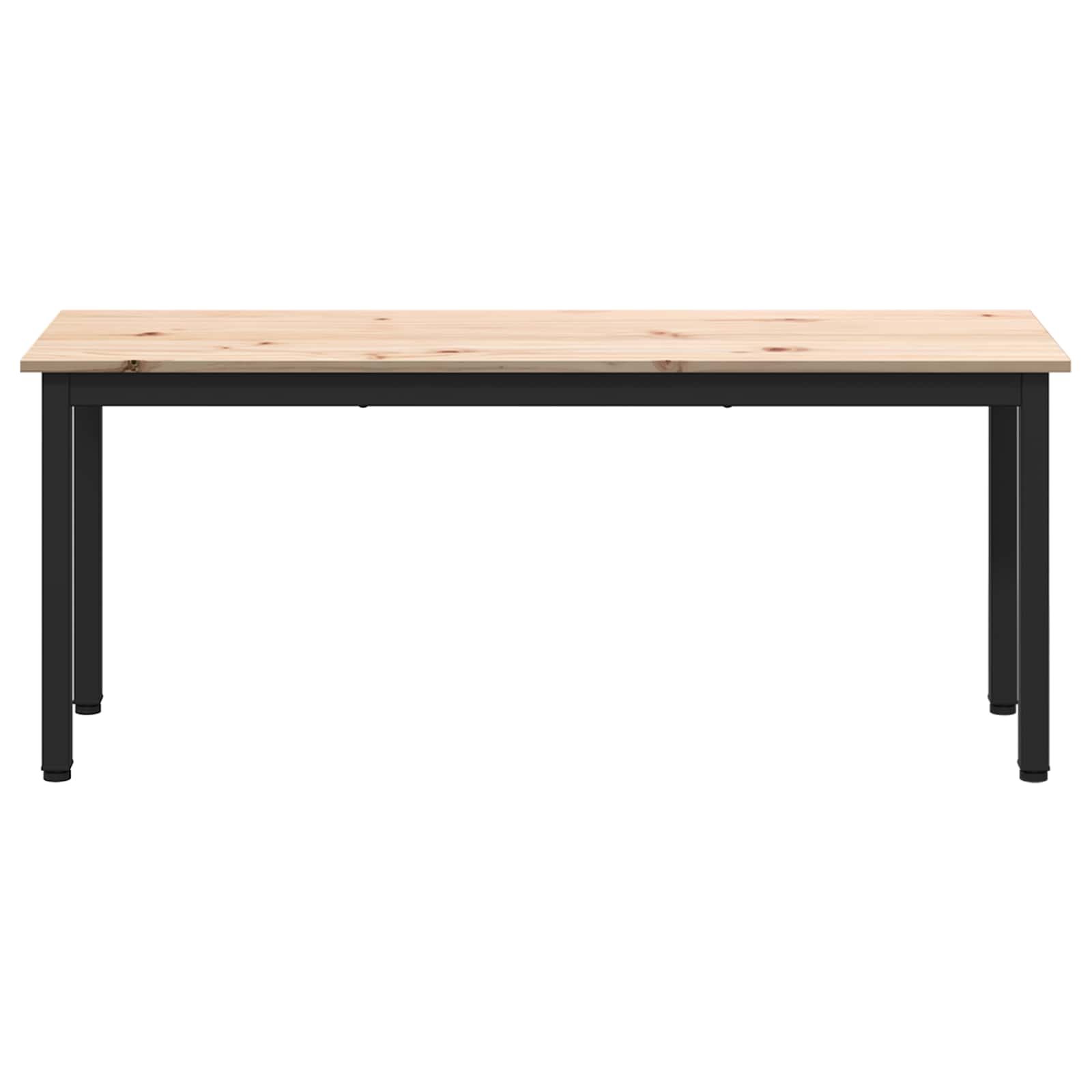 Bank Natur 110 x 35 x 45 cm Massives Kiefernholz