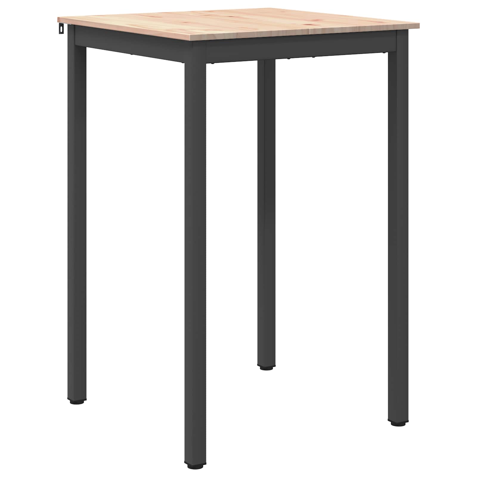 Bartisch 70 x 70 x 105 cm Massives Kiefernholz Natur