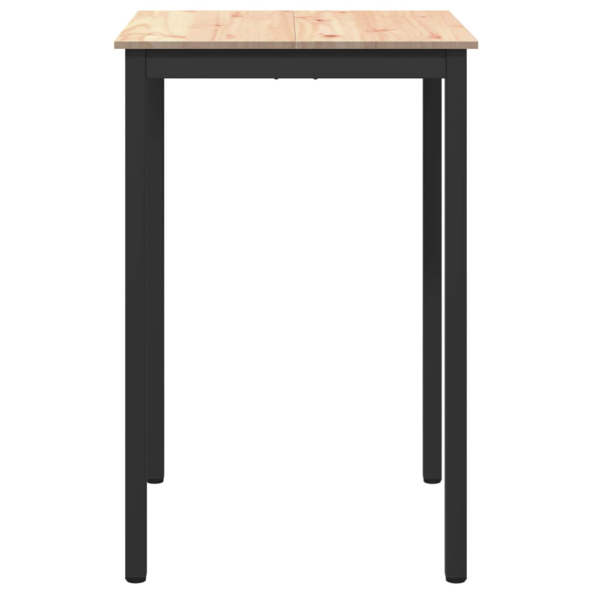 Bartisch 70 x 70 x 105 cm Massives Kiefernholz Natur