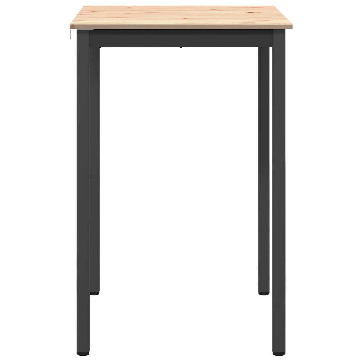 Bartisch 70 x 70 x 105 cm Massives Kiefernholz Natur
