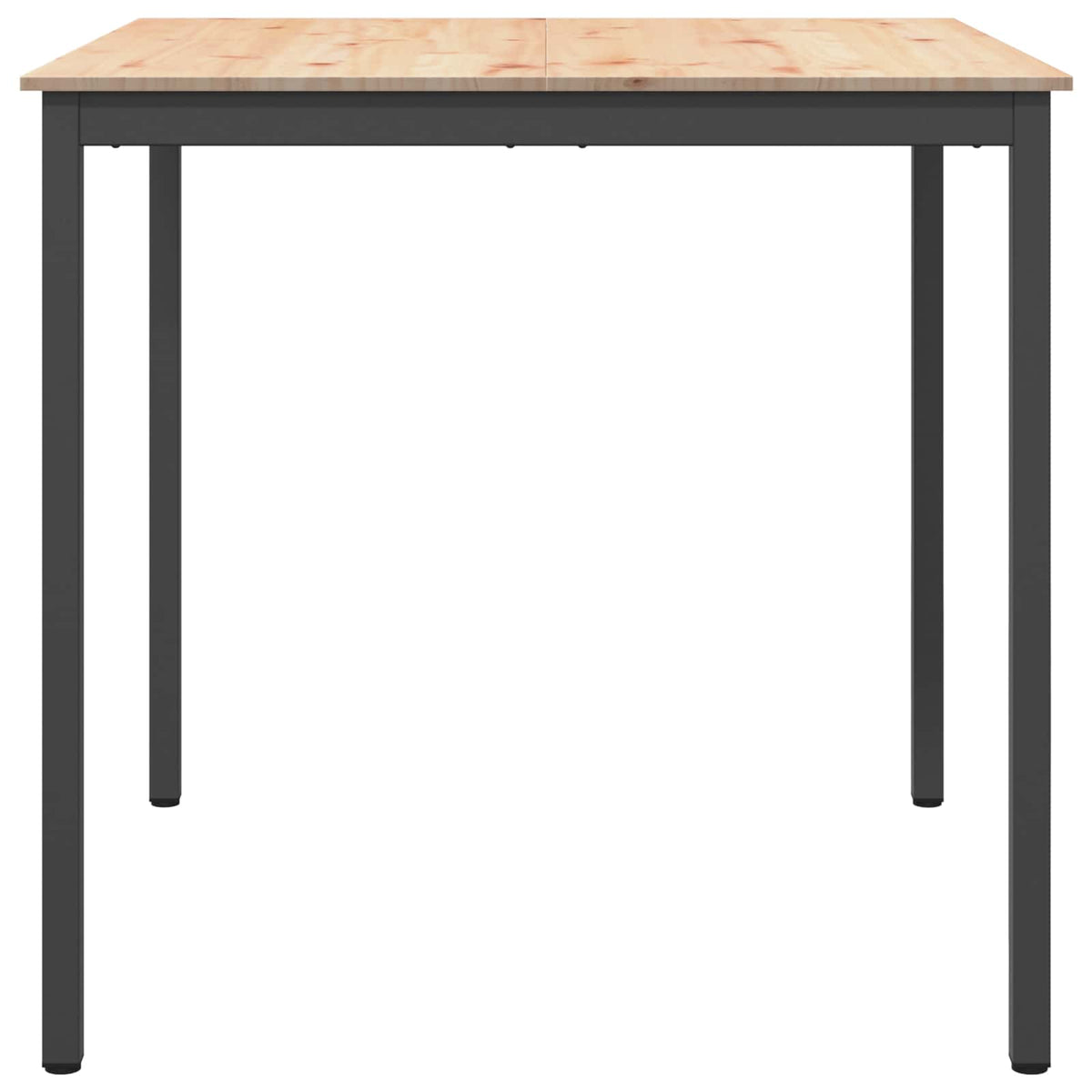 Bartisch 110 x 110 x 105 cm Massives Kiefernholz Natur