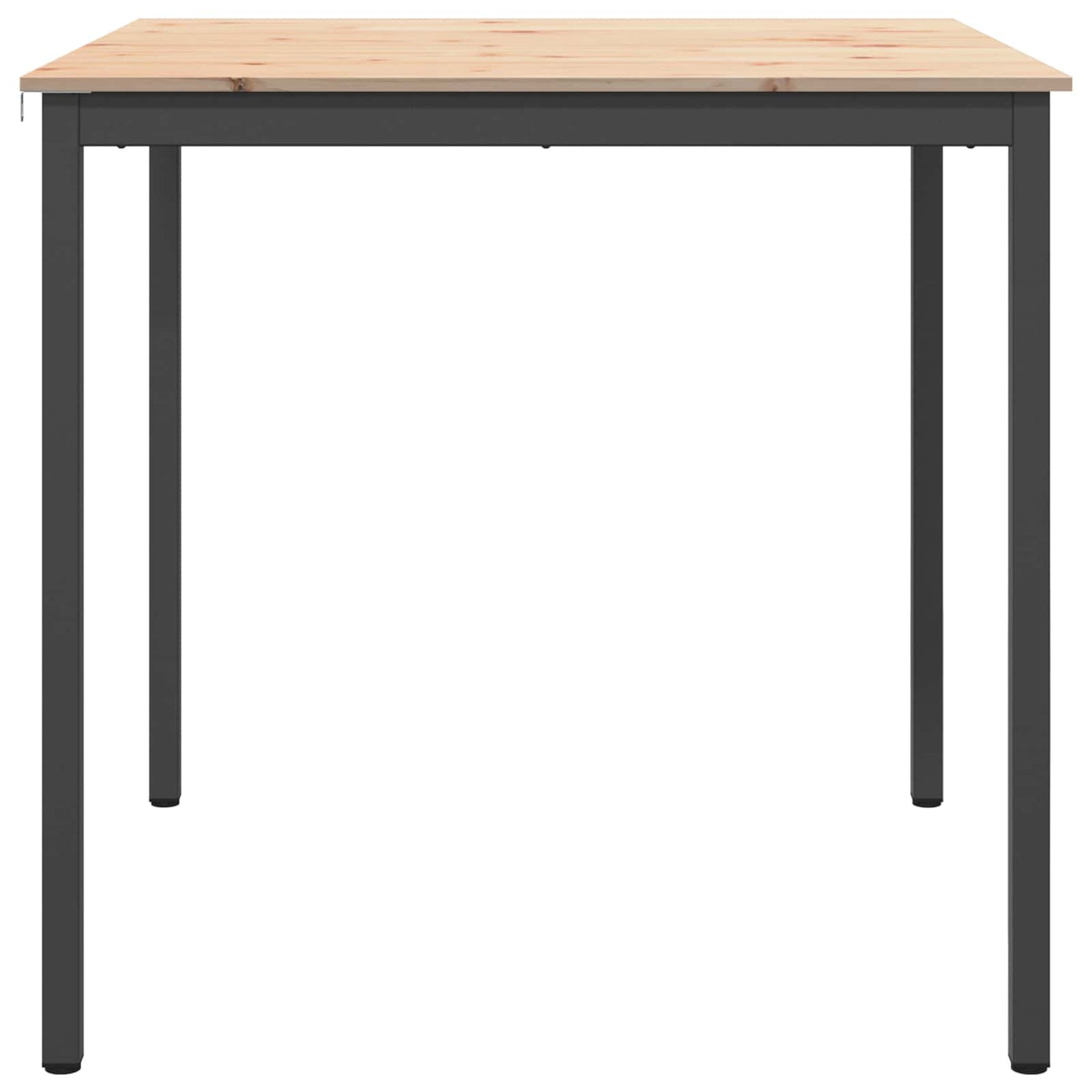 Bartisch 110 x 110 x 105 cm Massives Kiefernholz Natur