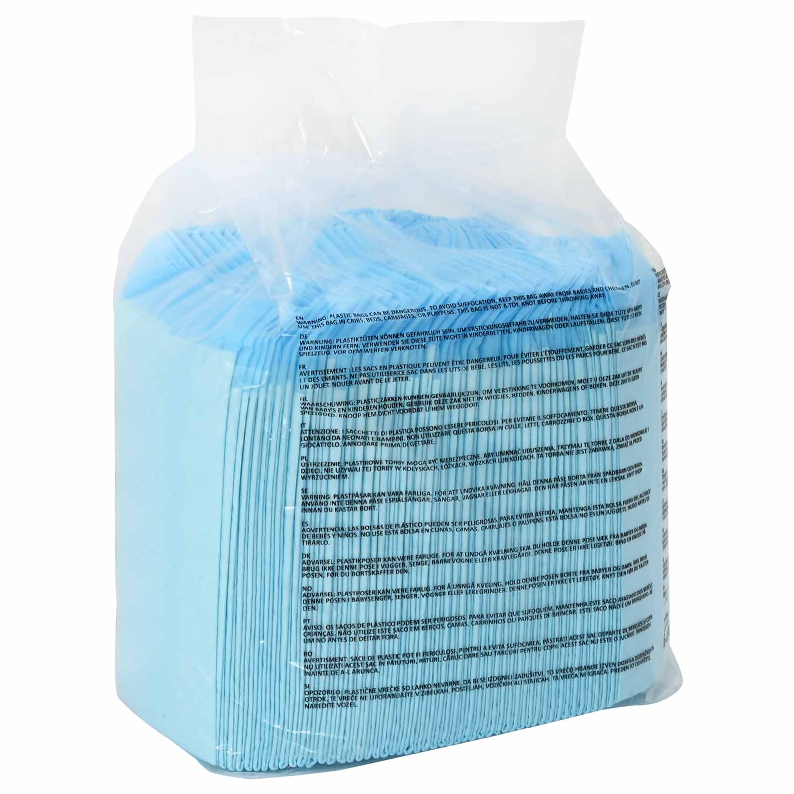 Non-woven Fabric Pet Training Pad 100 stk. Blau und Weiß