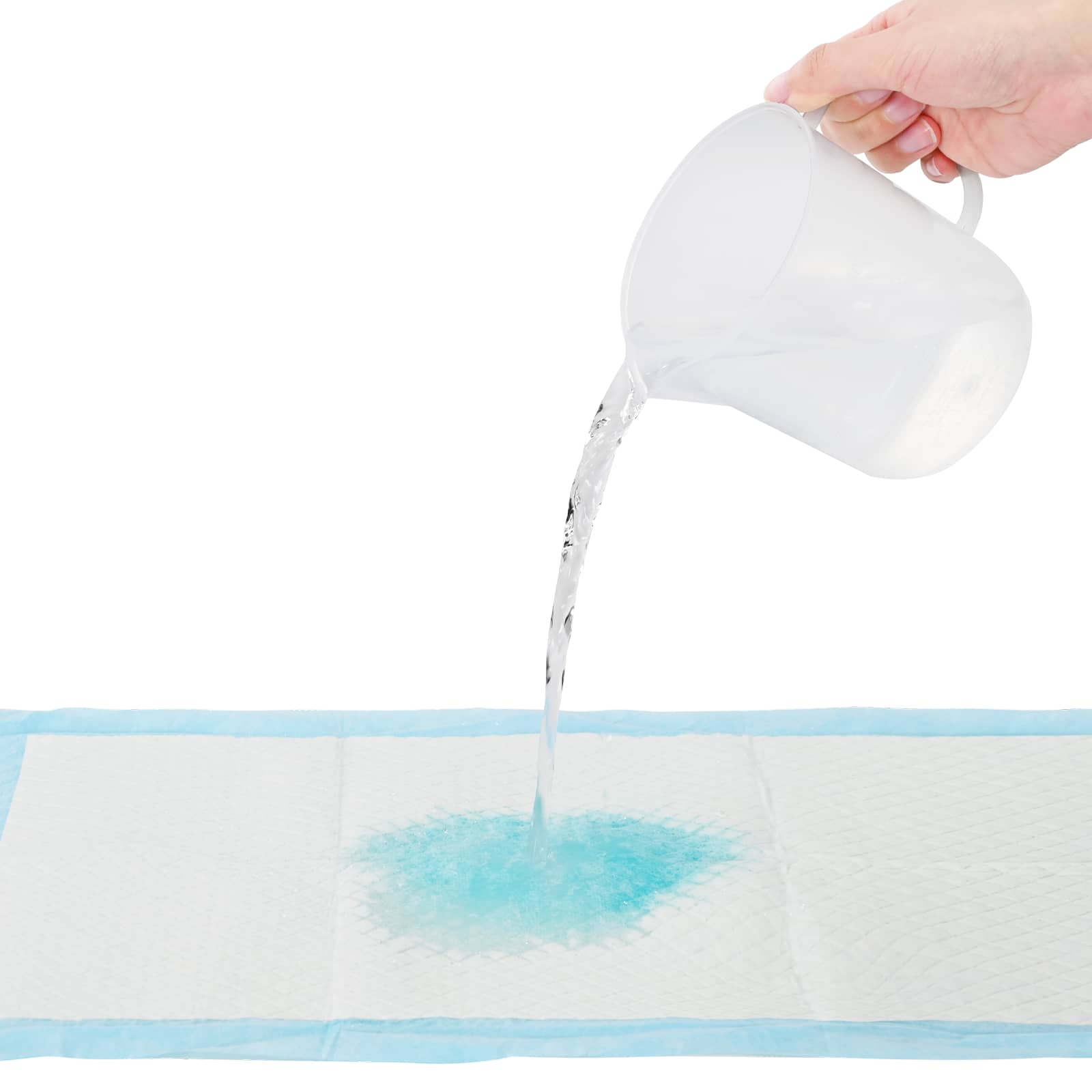 Non-woven Fabric Pet Training Pad 200 stk. Blau und Weiß