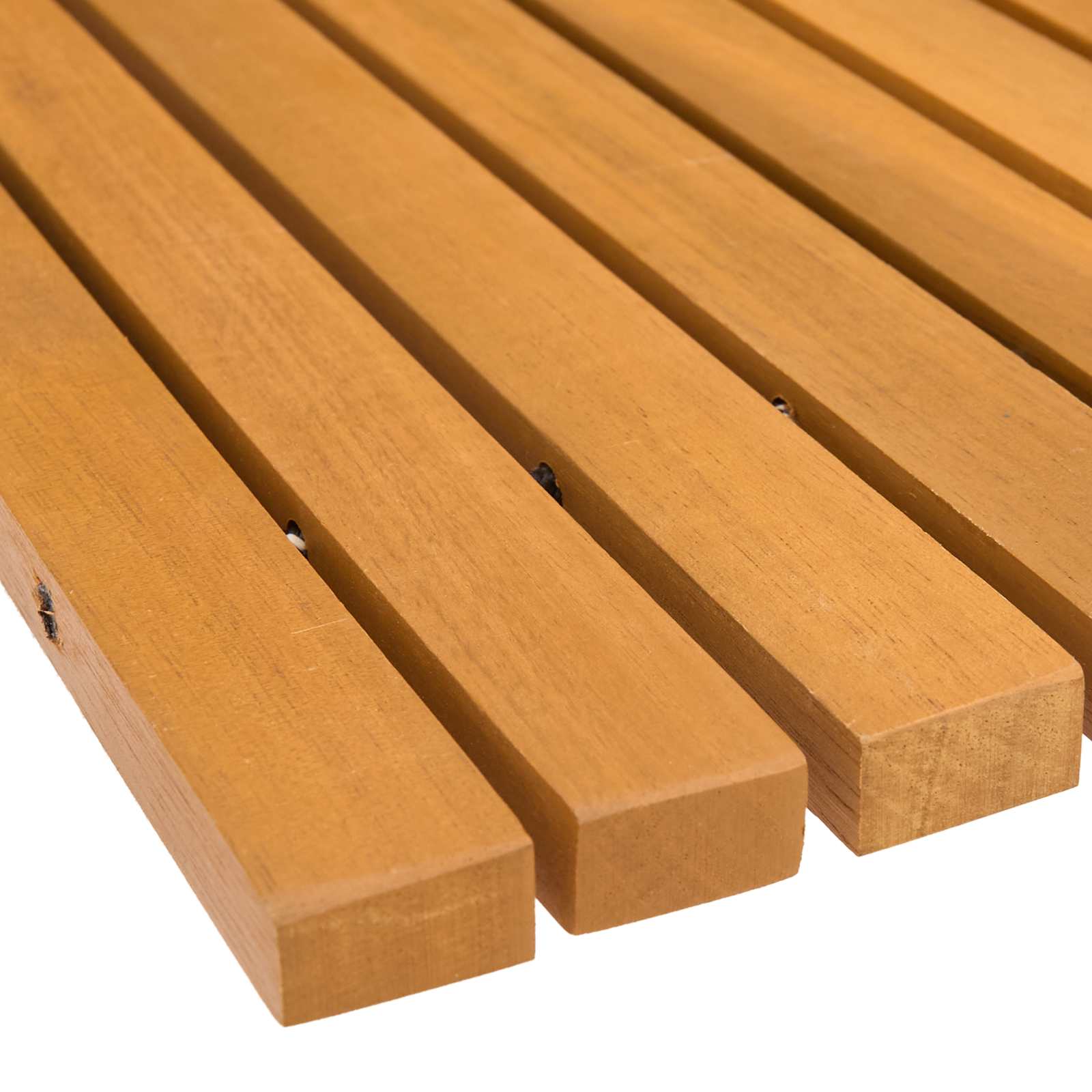 Badematte Braun 60 x 40 cm Massivholz Akazie