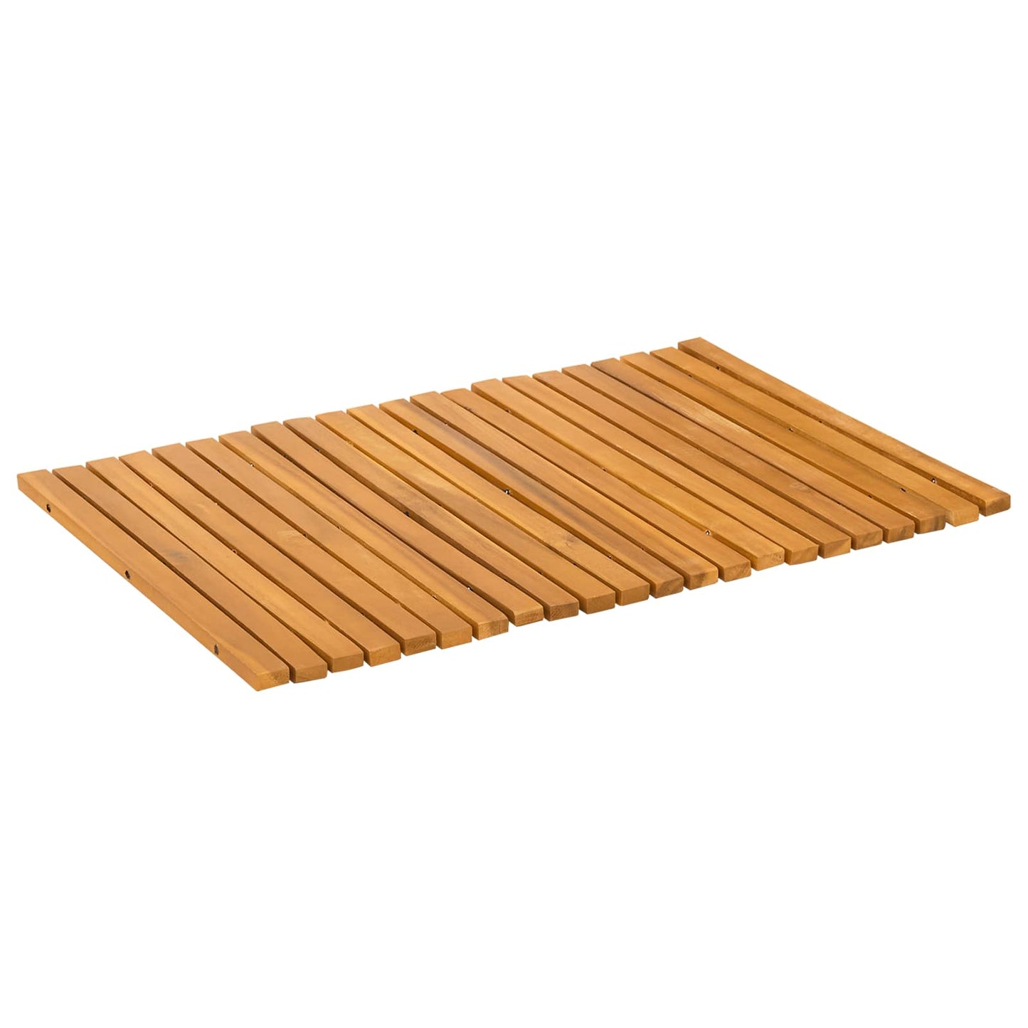 Badematte Braun 60 x 40 cm Massivholz Akazie