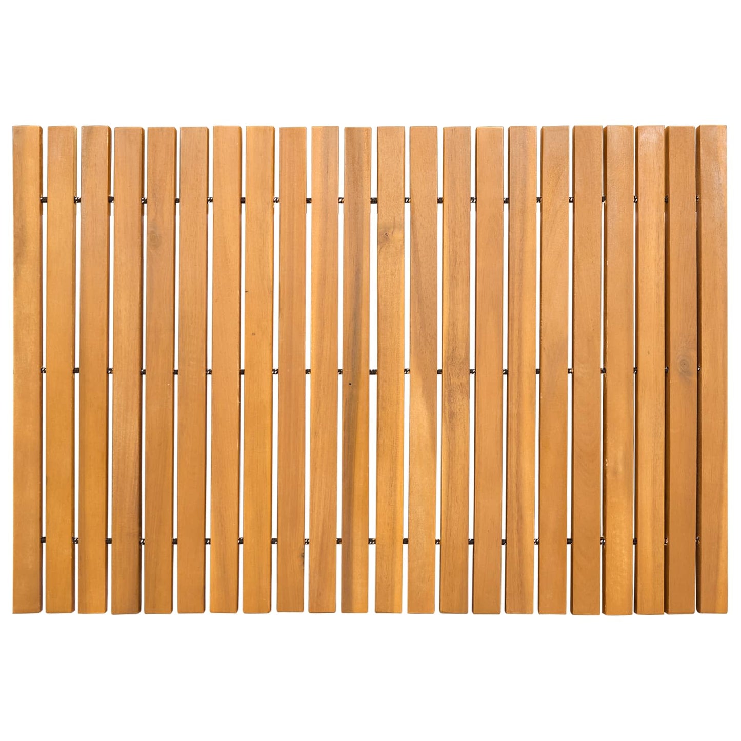 Badematte Braun 60 x 40 cm Massivholz Akazie