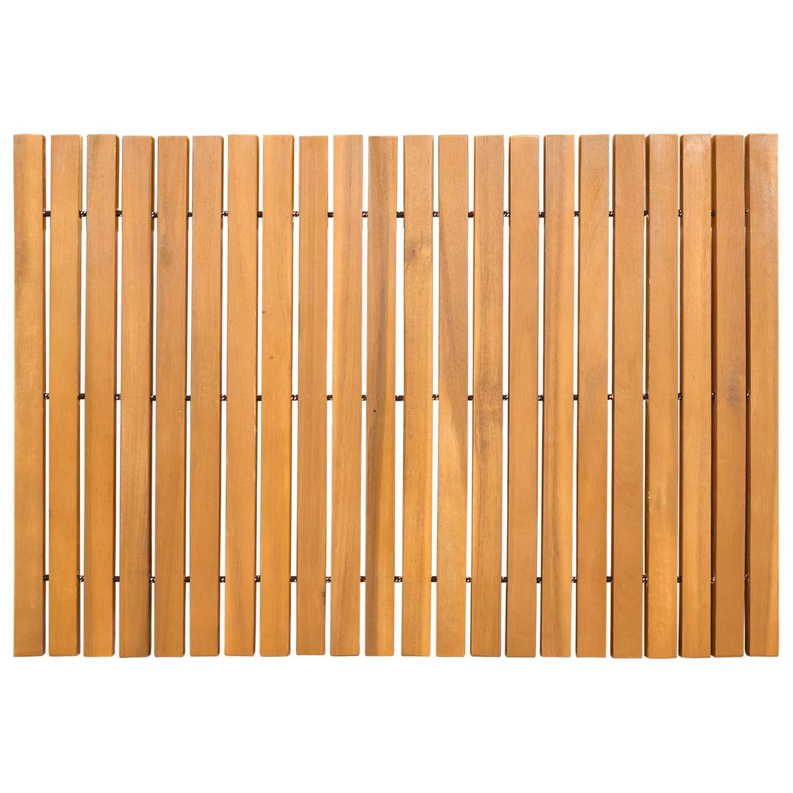 Badematte Braun 60 x 40 cm Massivholz Akazie