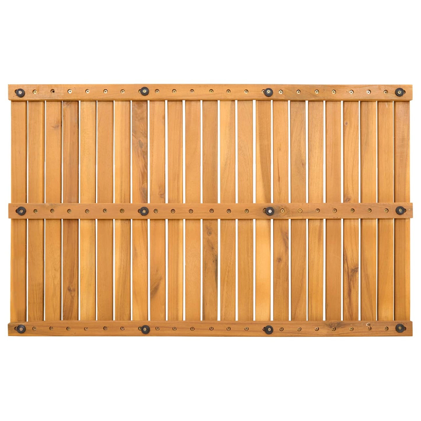 Badematte Natur 80 x 50 cm Massivholz Akazie