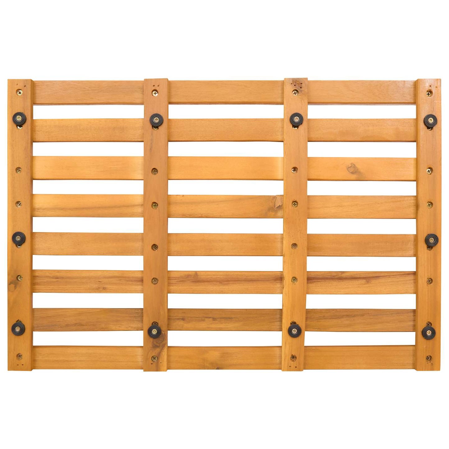 Badematte Braun 56 x 37 x 2,5 cm Massivholz Akazie