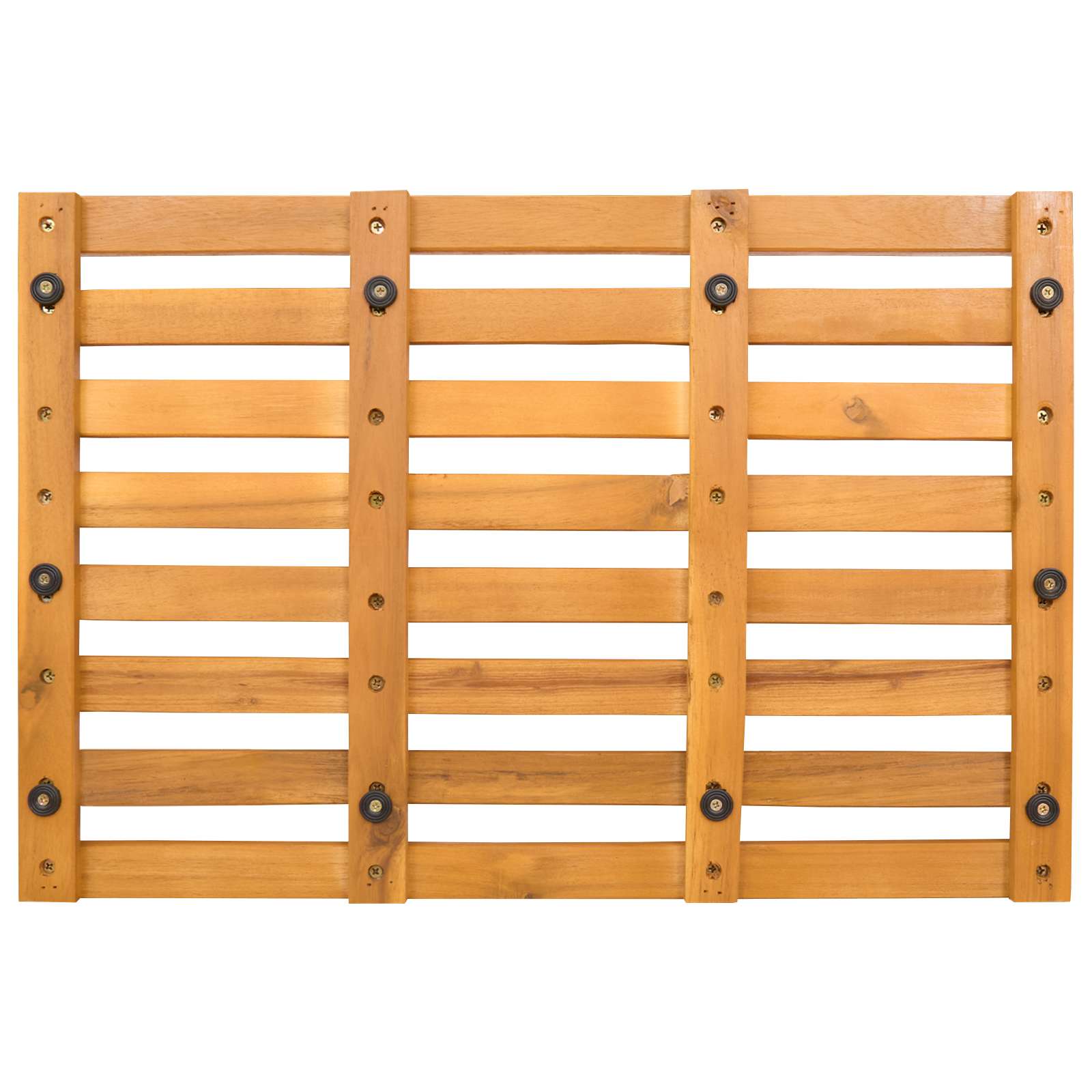 Badematte Braun 56 x 37 x 2,5 cm Massivholz Akazie