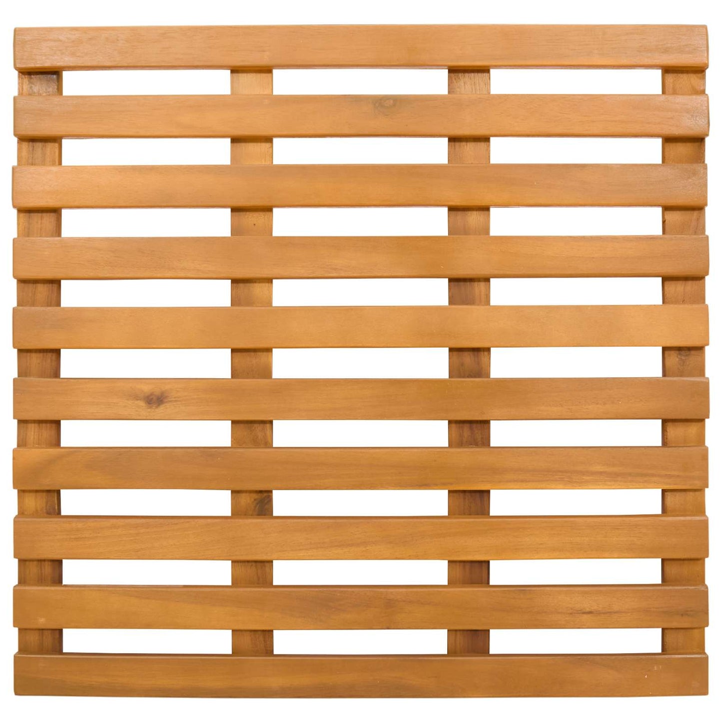 Badematte Braun 50 x 48 x 2,5 cm Massivholz Akazie