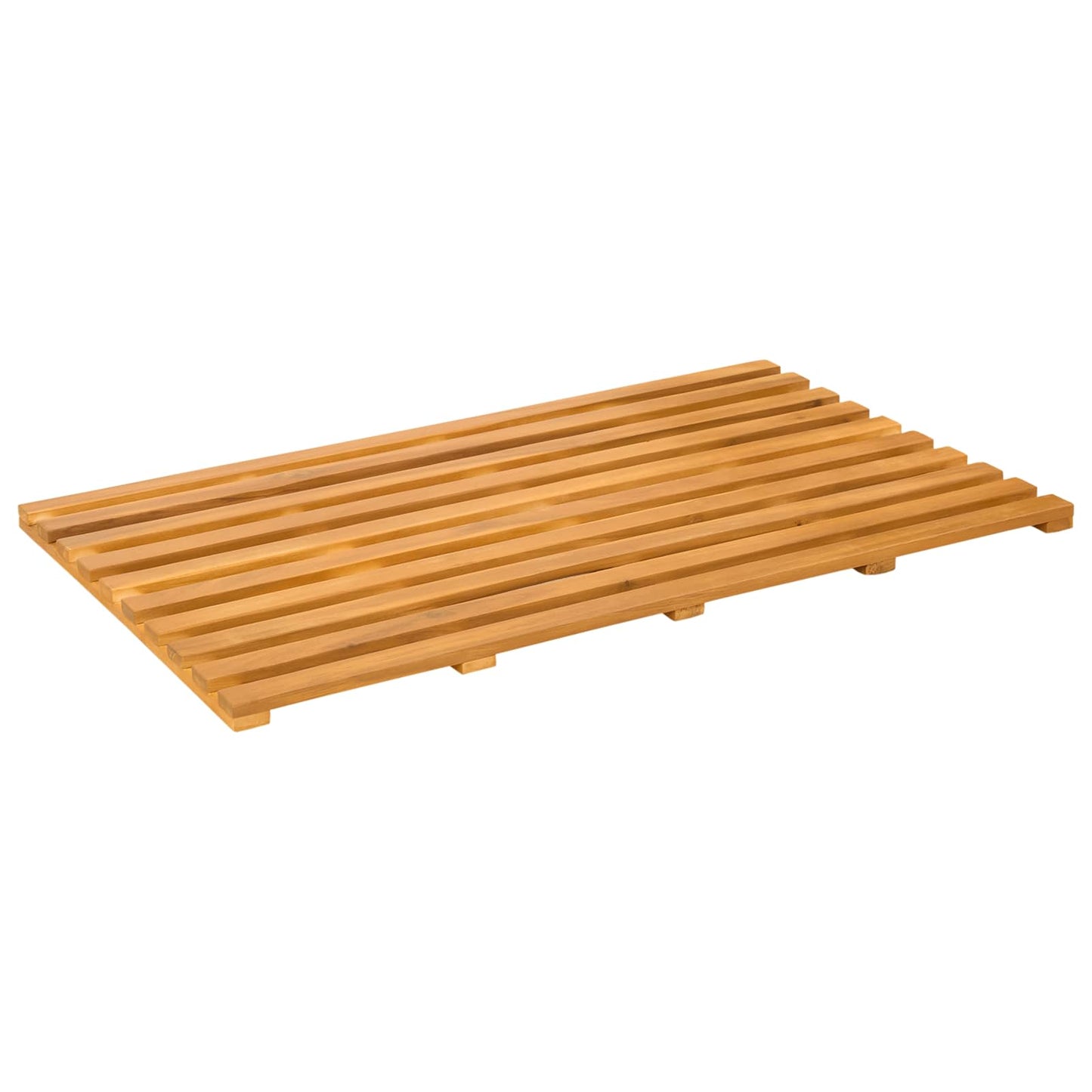 Badematte Braun 80 x 48 x 2,5 cm Massivholz Akazie