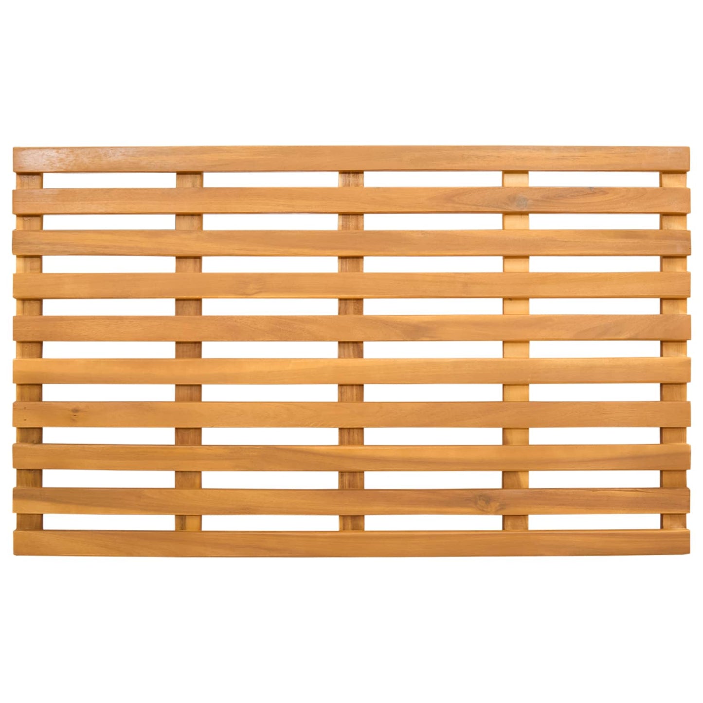Badematte Braun 80 x 48 x 2,5 cm Massivholz Akazie