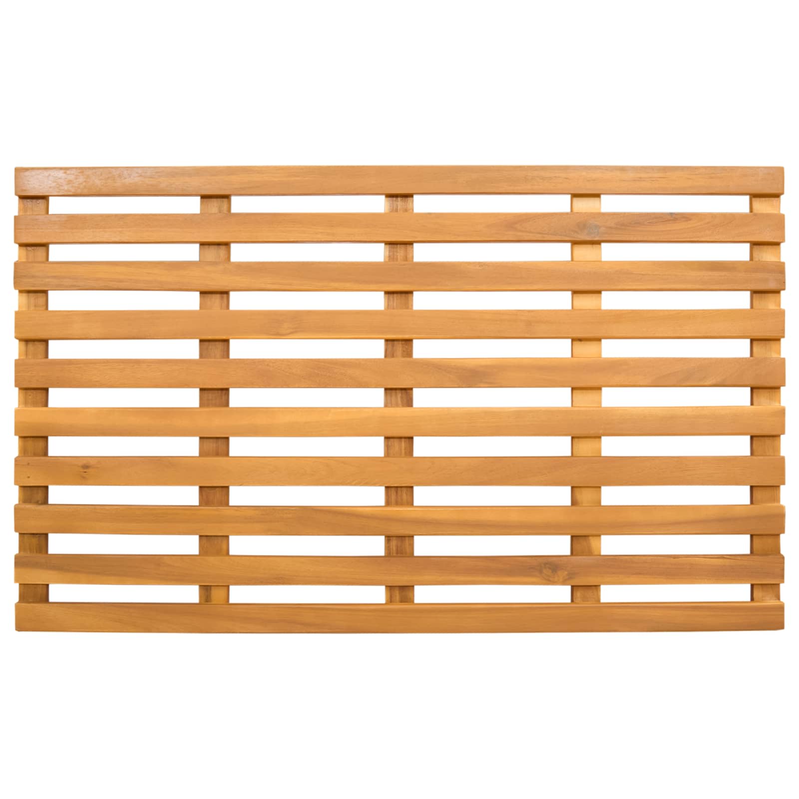 Badematte Braun 80 x 48 x 2,5 cm Massivholz Akazie