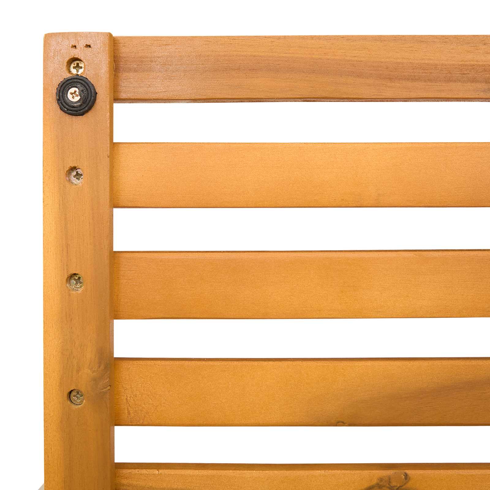 Badematte Braun 100 x 53 x 2,5 cm Massivholz Akazie