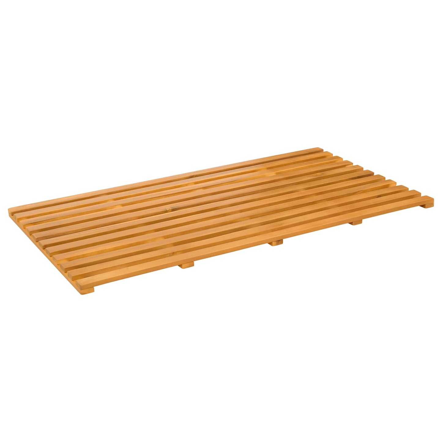 Badematte Braun 100 x 53 x 2,5 cm Massivholz Akazie