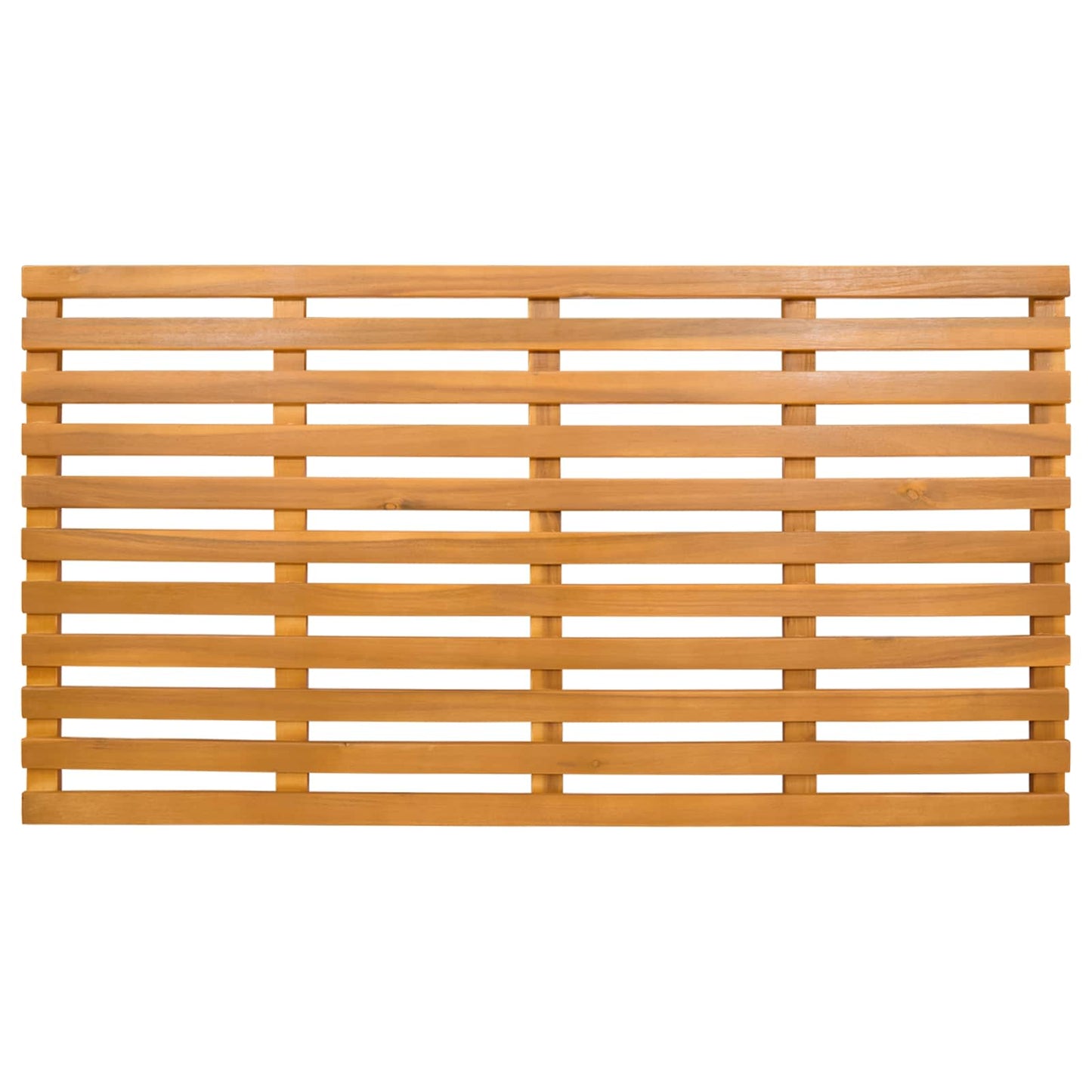 Badematte Braun 100 x 53 x 2,5 cm Massivholz Akazie