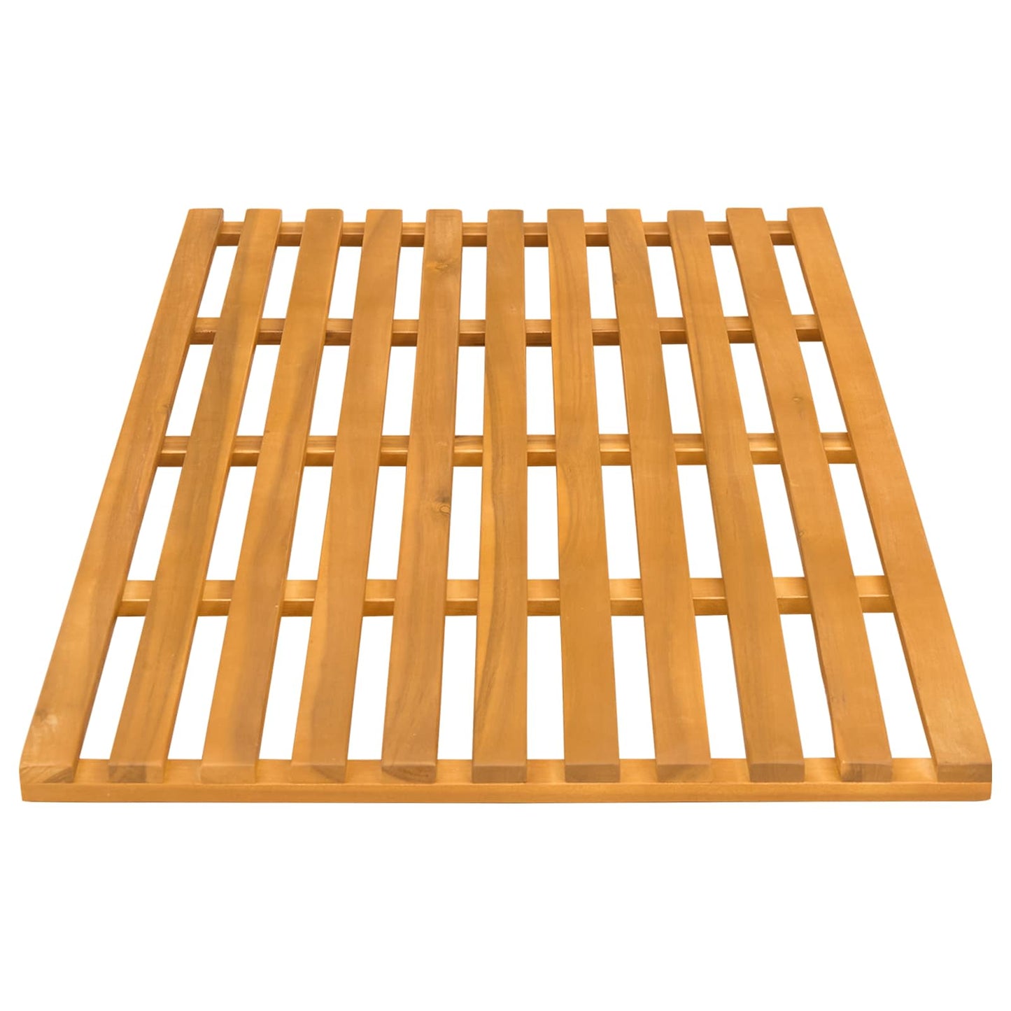 Badematte Braun 100 x 53 x 2,5 cm Massivholz Akazie
