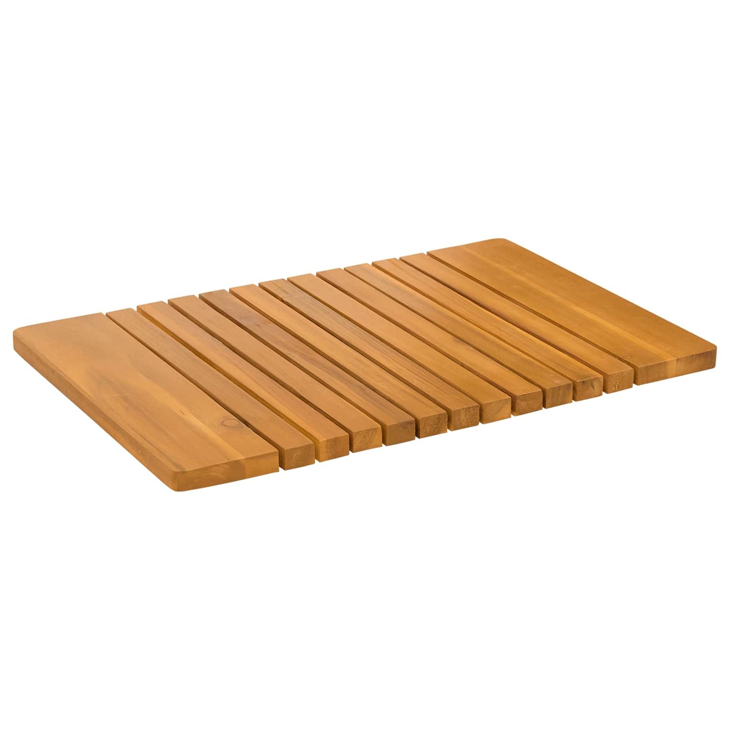 Badematte Braun 59 x 40 cm Massives Akazienholz