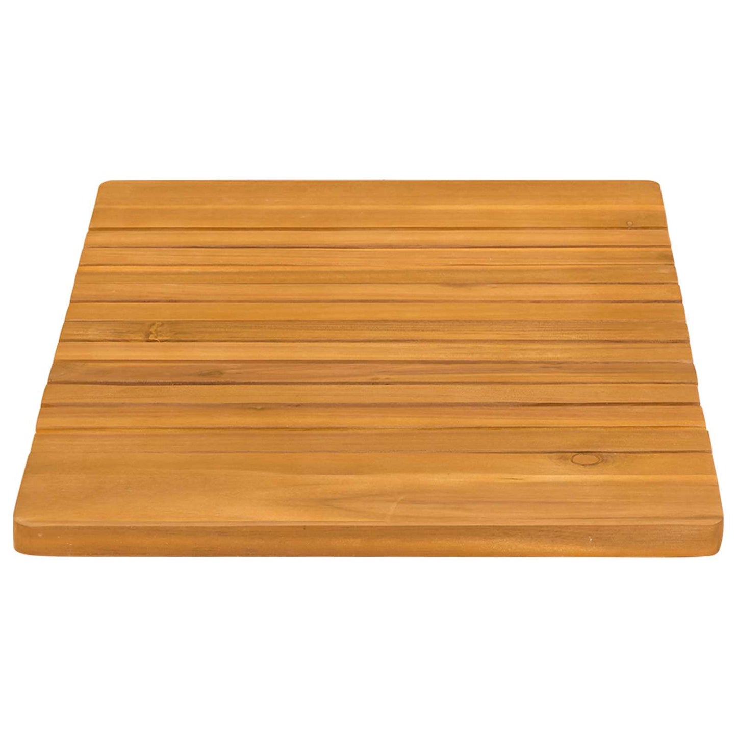 Badematte Braun 59 x 40 cm Massives Akazienholz