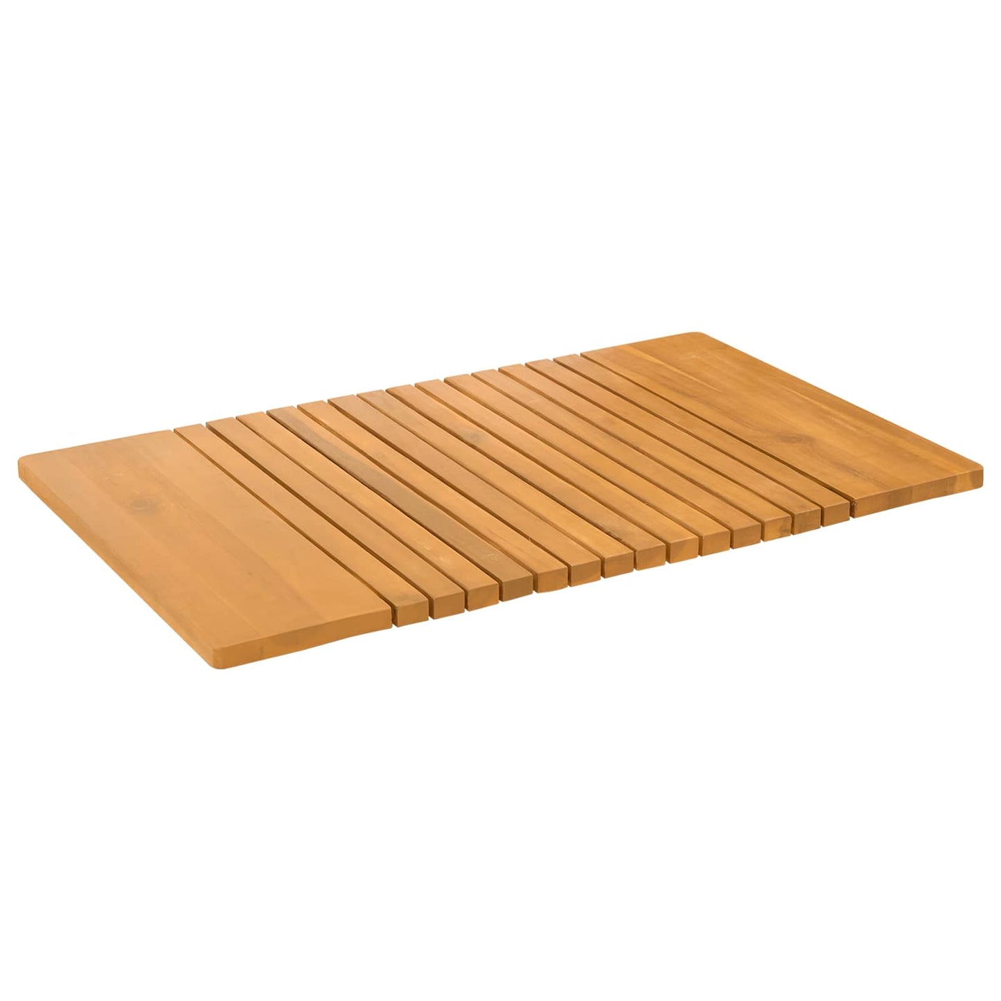 Badematte Braun 81 x 50 cm Massives Akazienholz