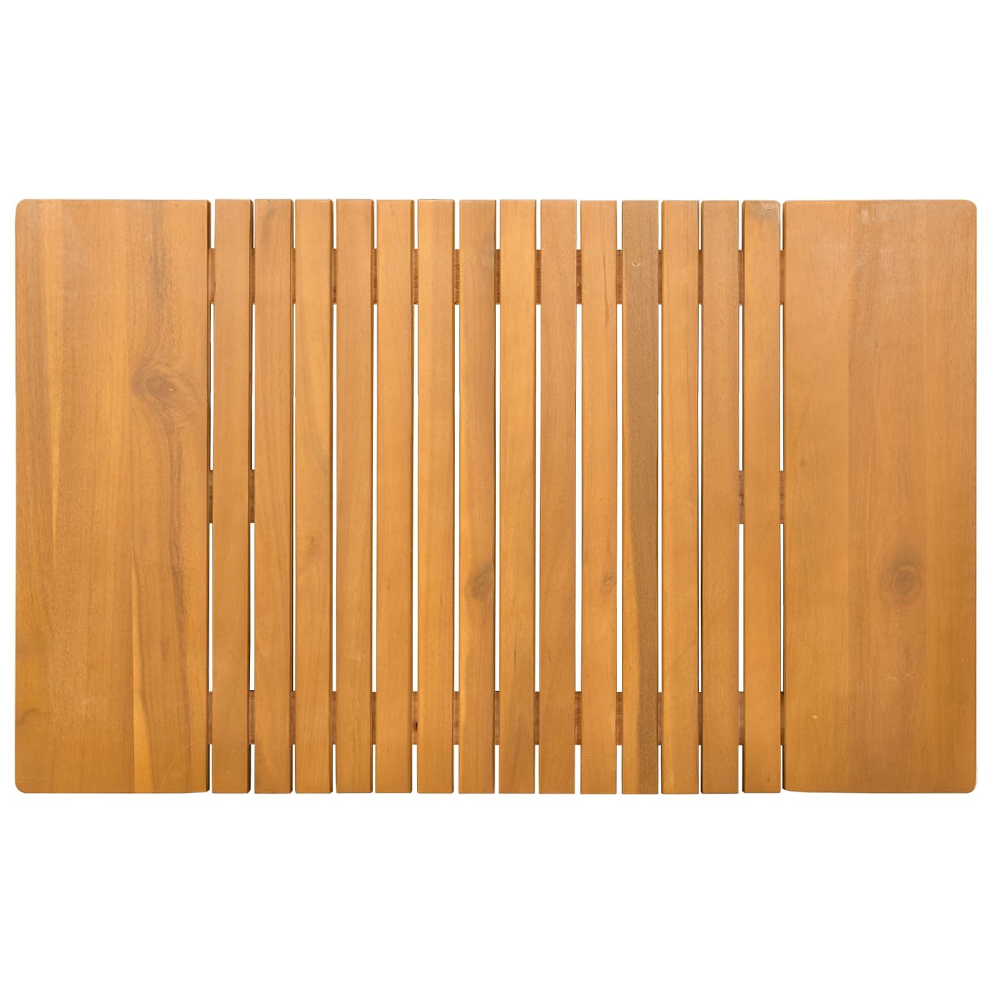 Badematte Braun 81 x 50 cm Massives Akazienholz