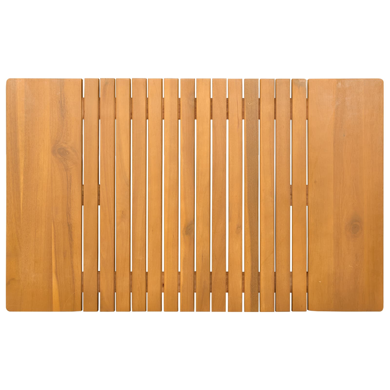 Badematte Natur 81 x 50 cm Massivholz Akazie