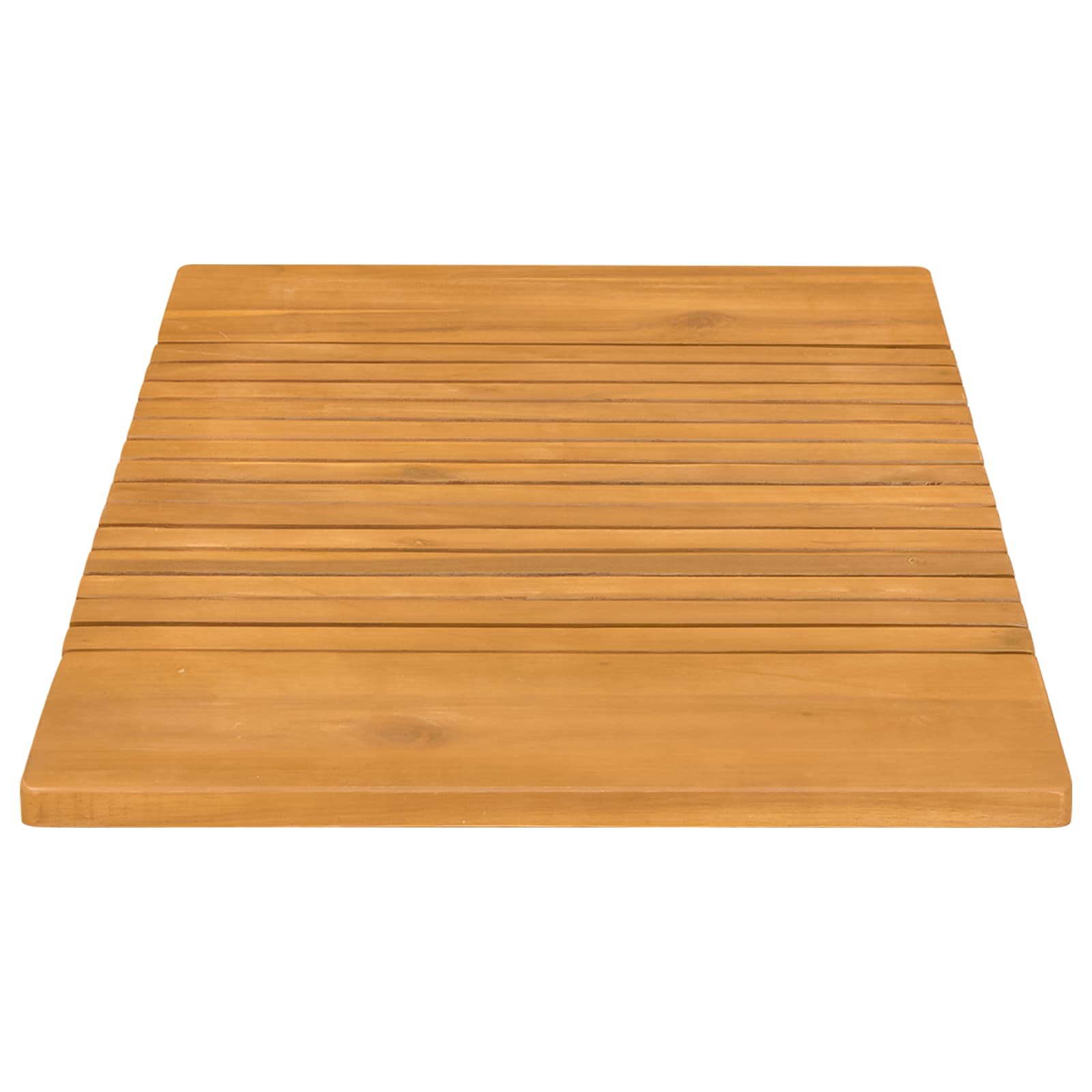 Badematte Braun 81 x 50 cm Massives Akazienholz