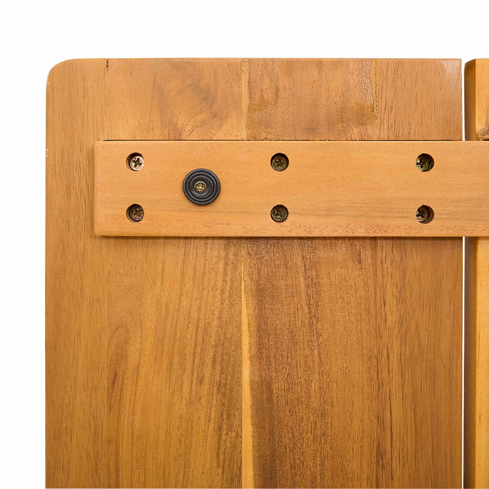 Badematte Braun 100 x 55 cm Massives Akazienholz