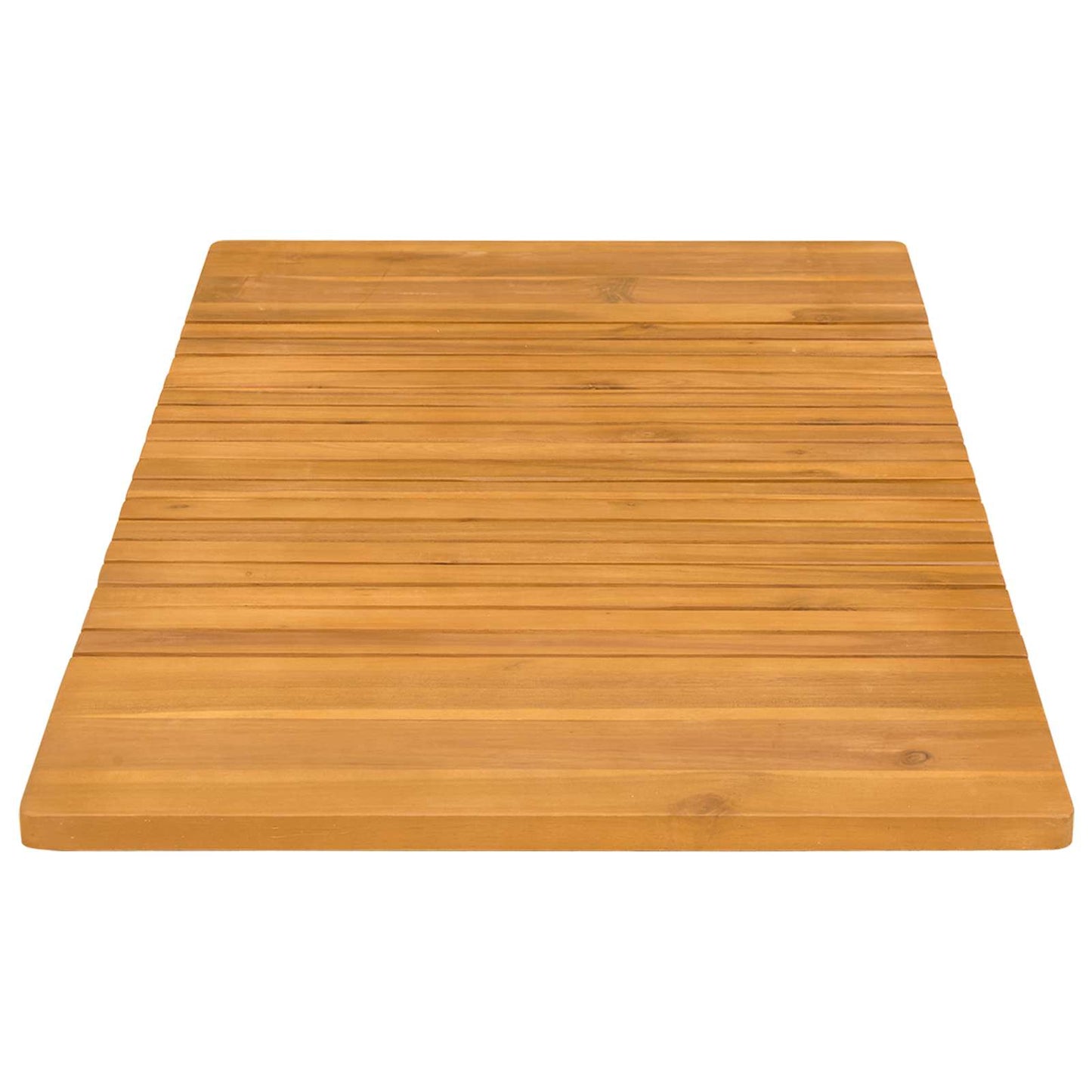 Badematte Braun 100 x 55 cm Massives Akazienholz