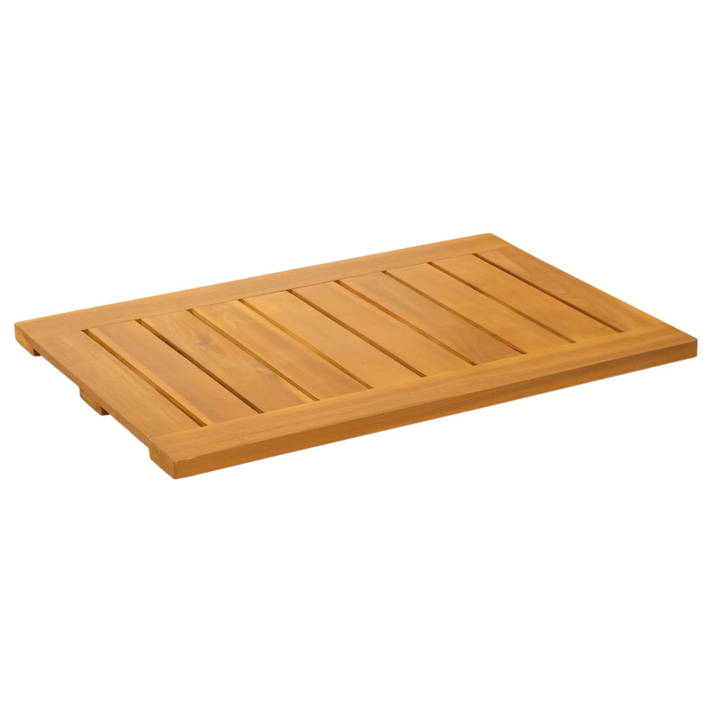 Badematte Braun 60 x 40 cm Massivholz Akazie