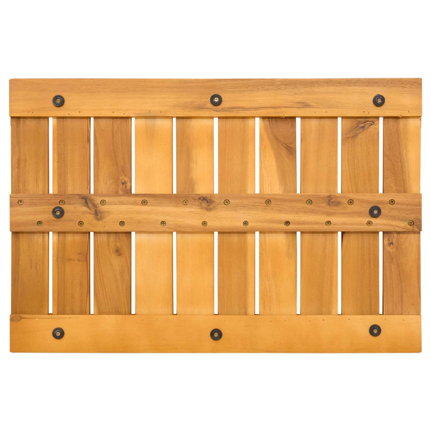 Badematte Braun 60 x 40 cm Massivholz Akazie