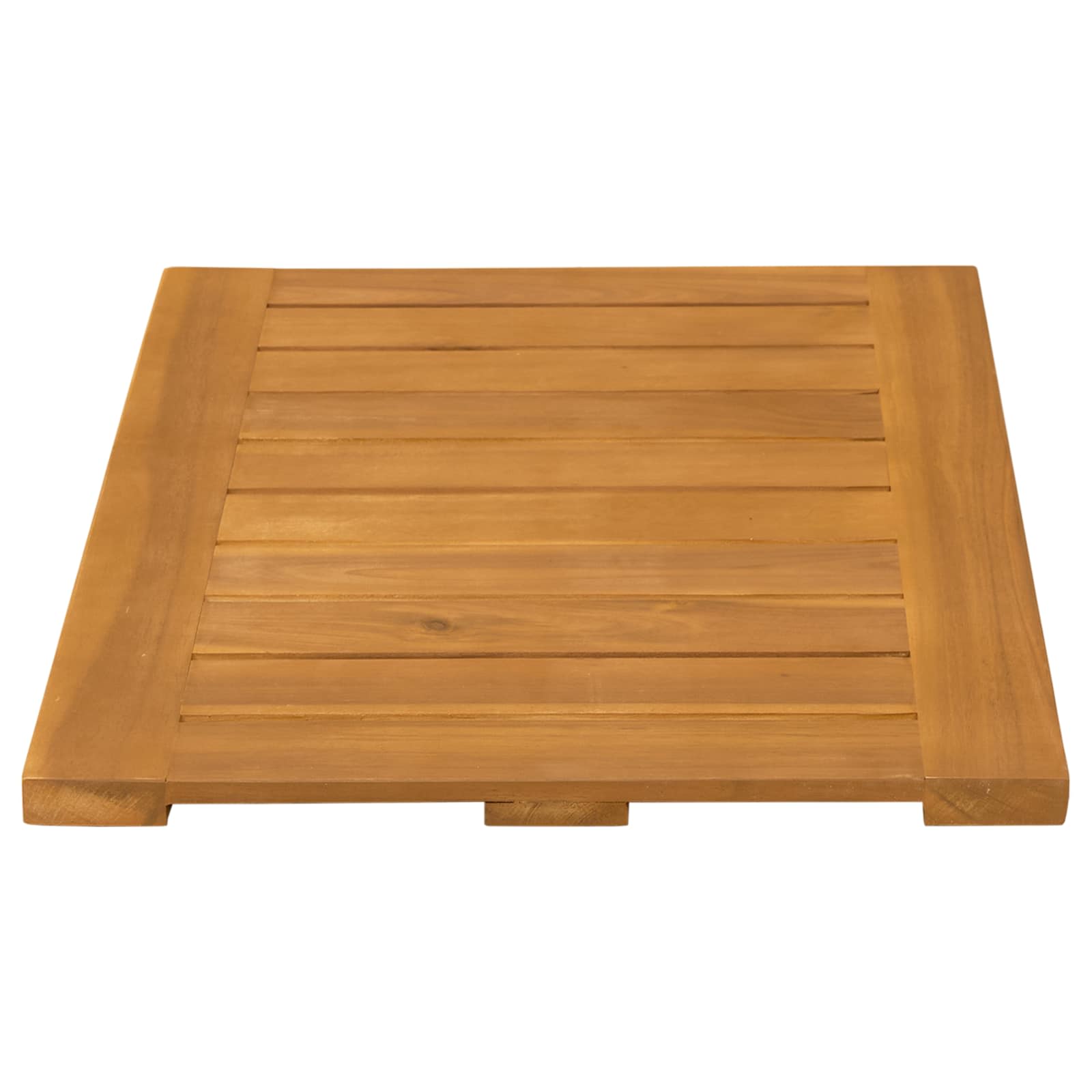 Badematte Braun 60 x 40 cm Massivholz Akazie