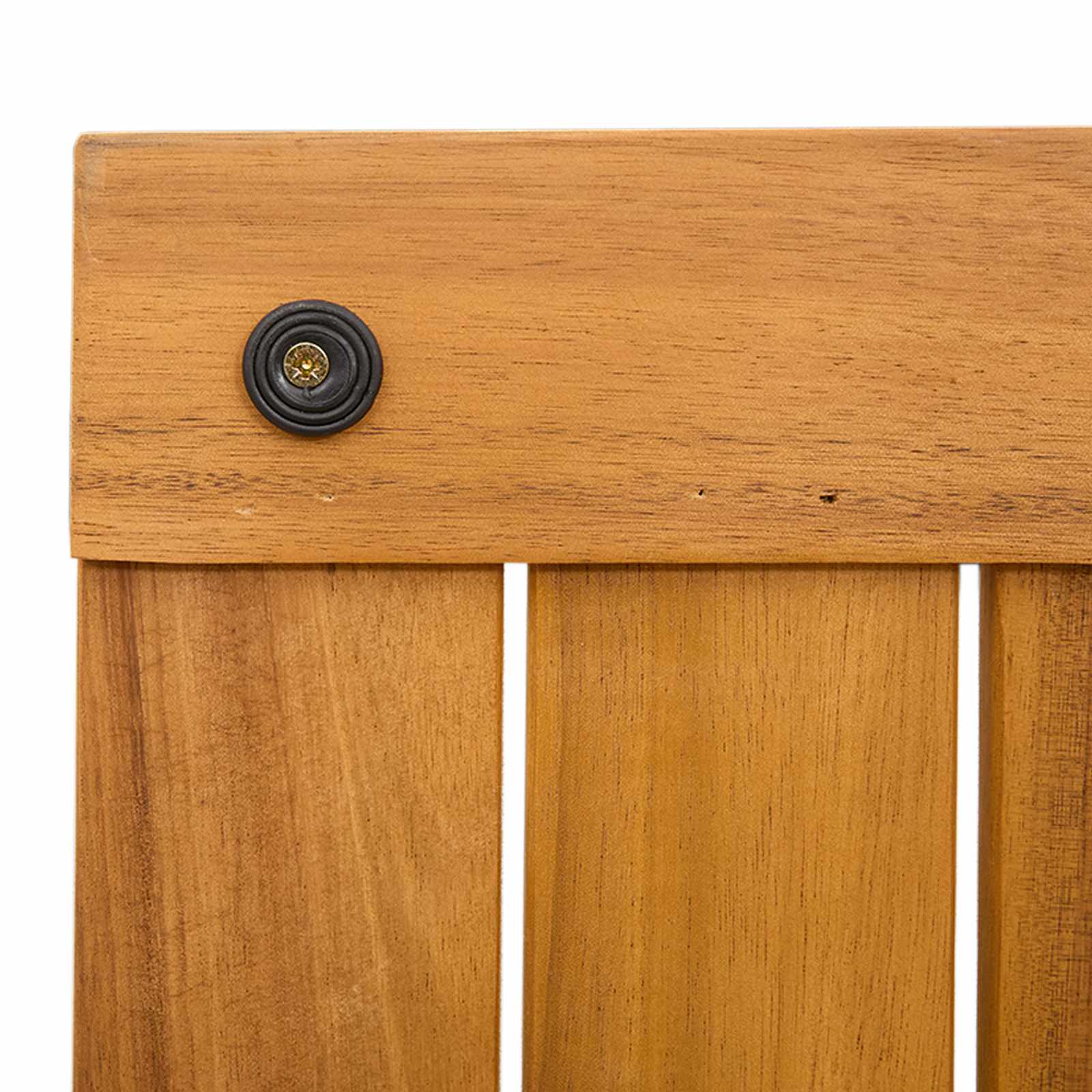 Badematte Braun 50 x 50 cm Massivholz Akazie