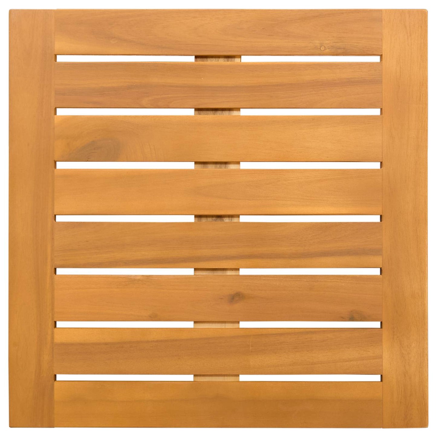 Badematte Braun 50 x 50 cm Massivholz Akazie