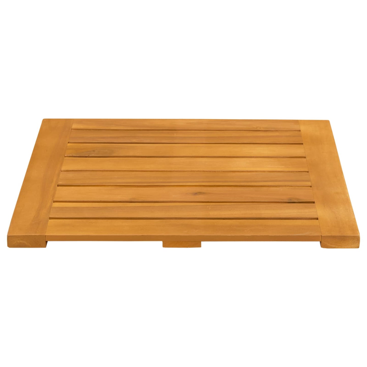 Badematte Braun 50 x 50 cm Massivholz Akazie