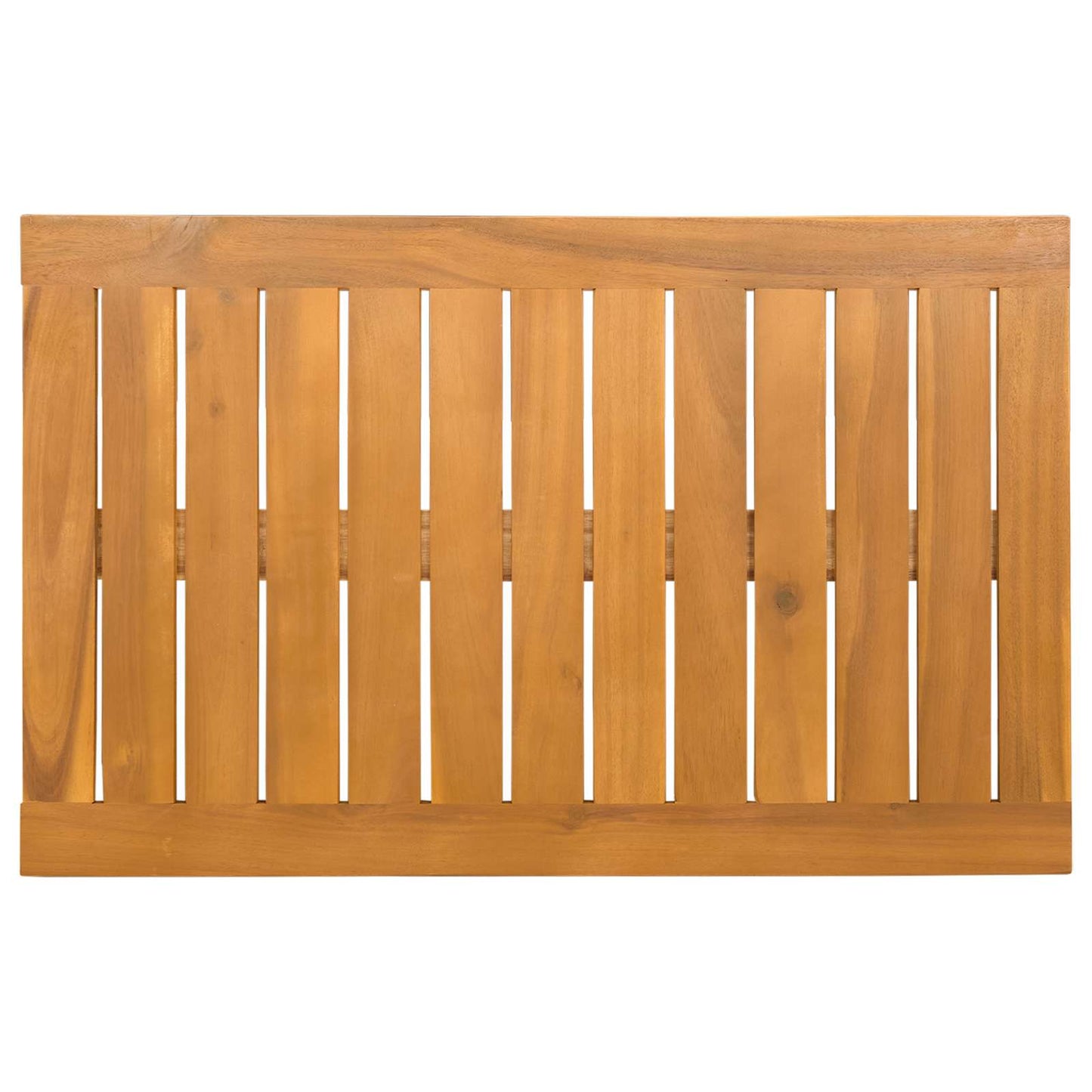 Badematte Braun 80 x 50 cm Massivholz Akazie