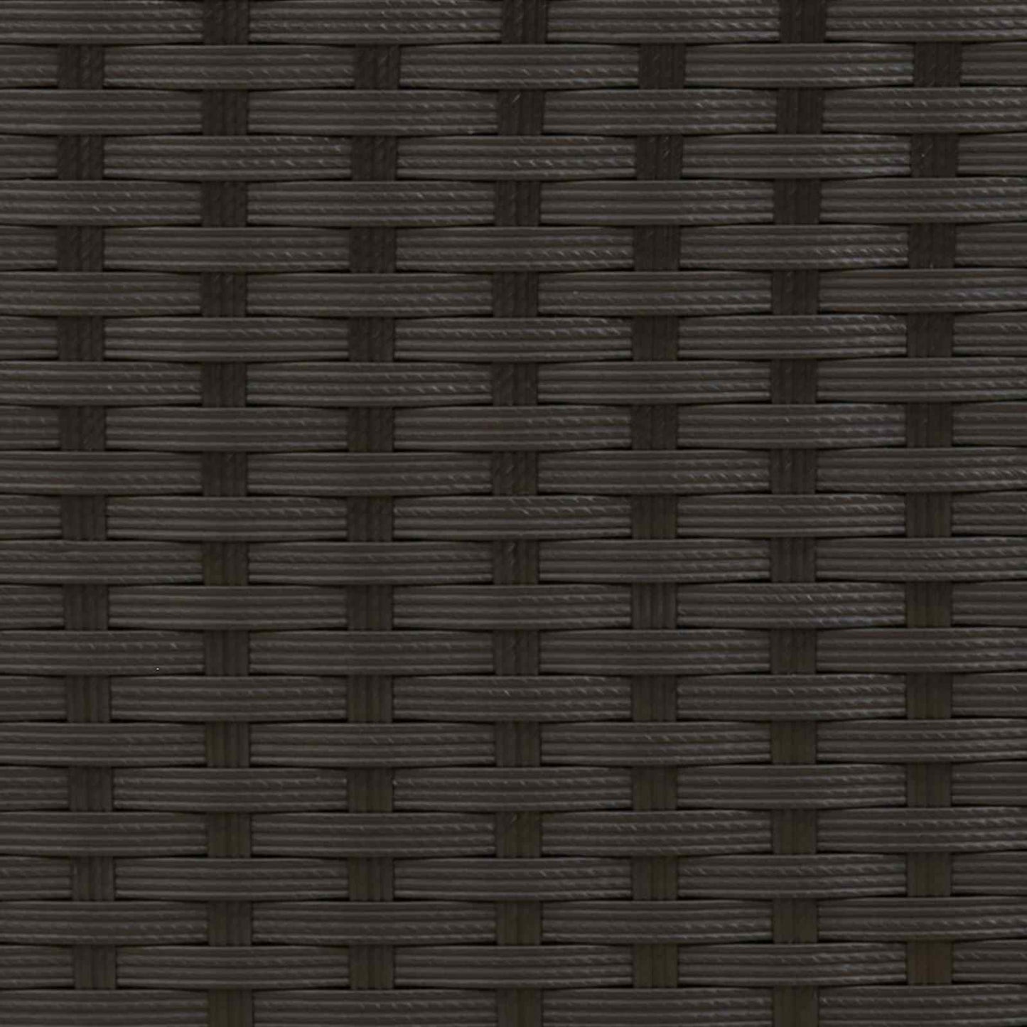 Garten Set Schwarz Poly-Rattan